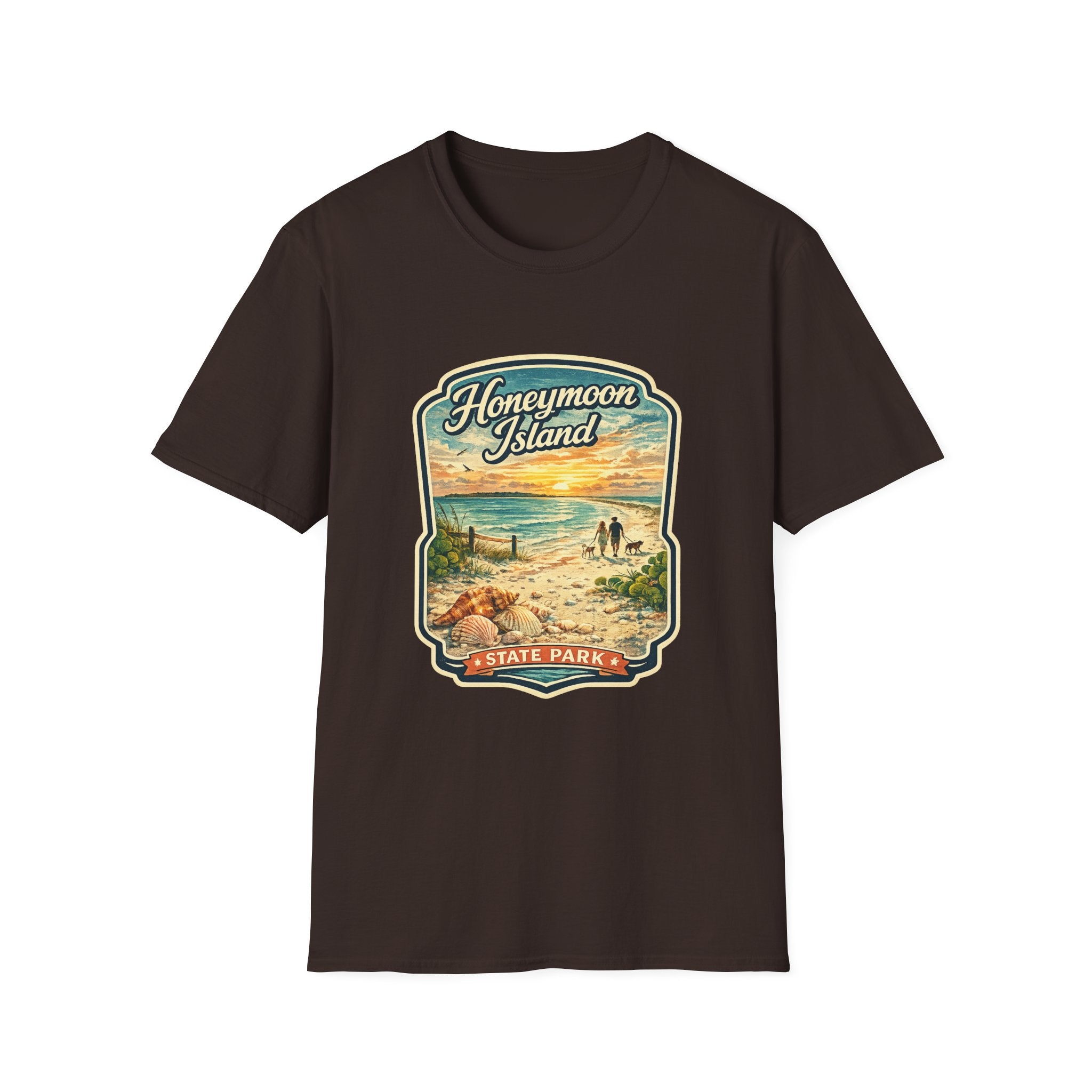 Honeymoon Island- Retro Tee