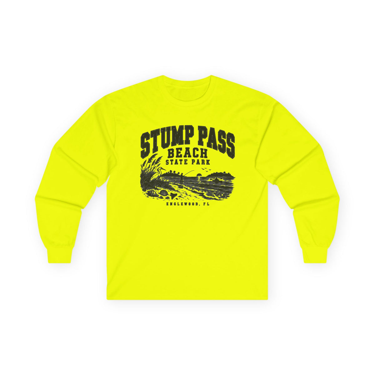 Stump Pass Beach State Park- Long Sleeve Tee