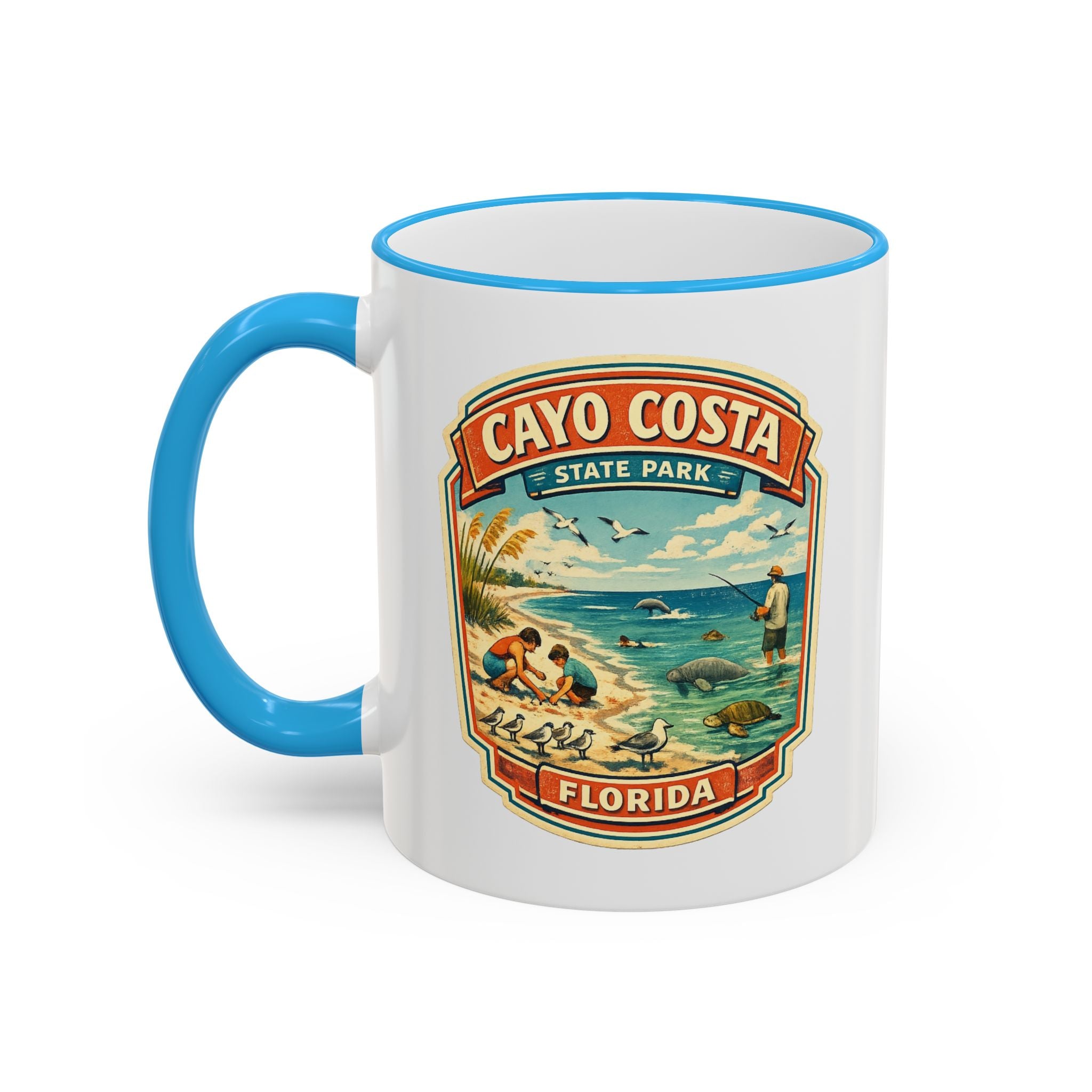 Cayo Costa Accent Rim & Handle 11oz/15oz