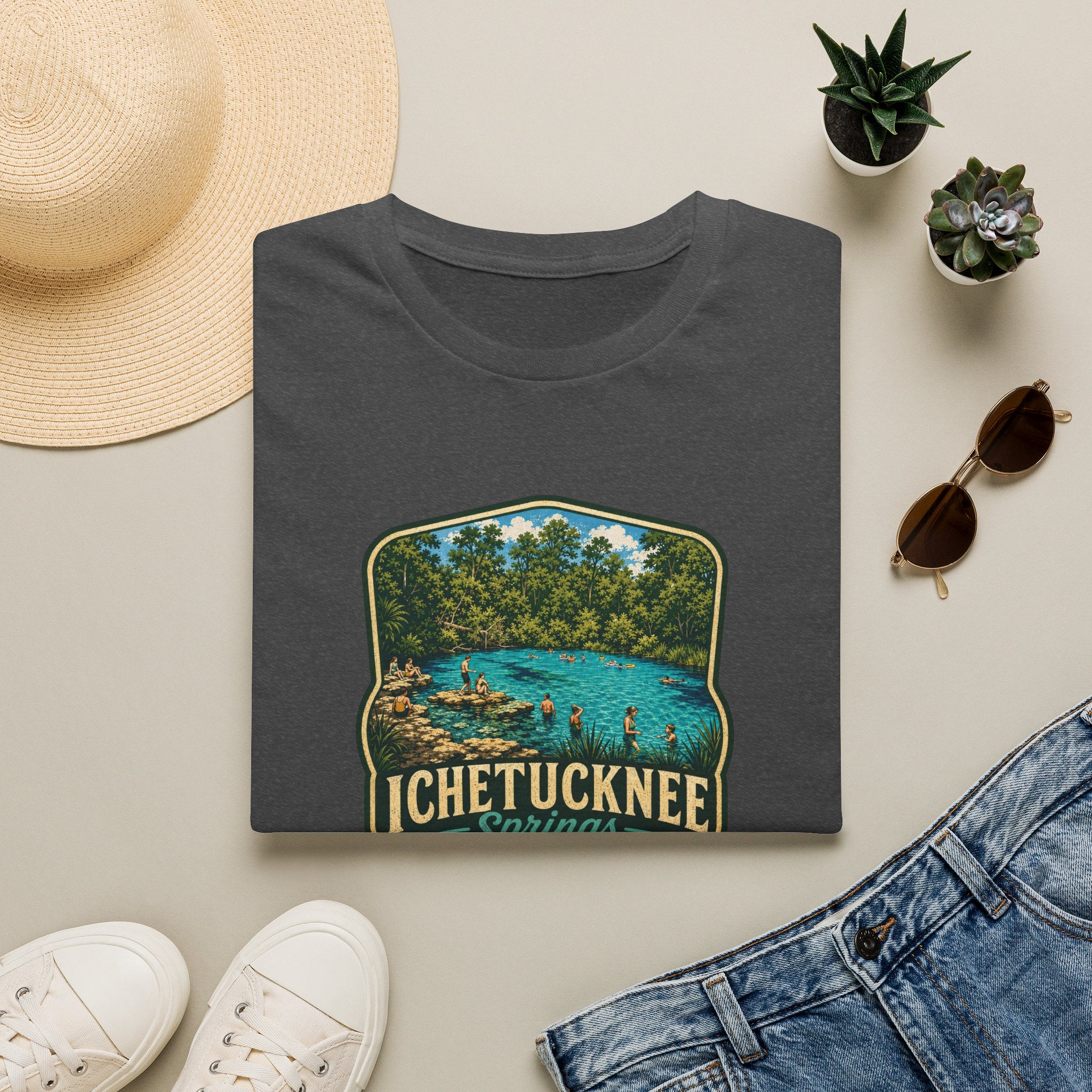 Ichetucknee Springs — Retro Tee