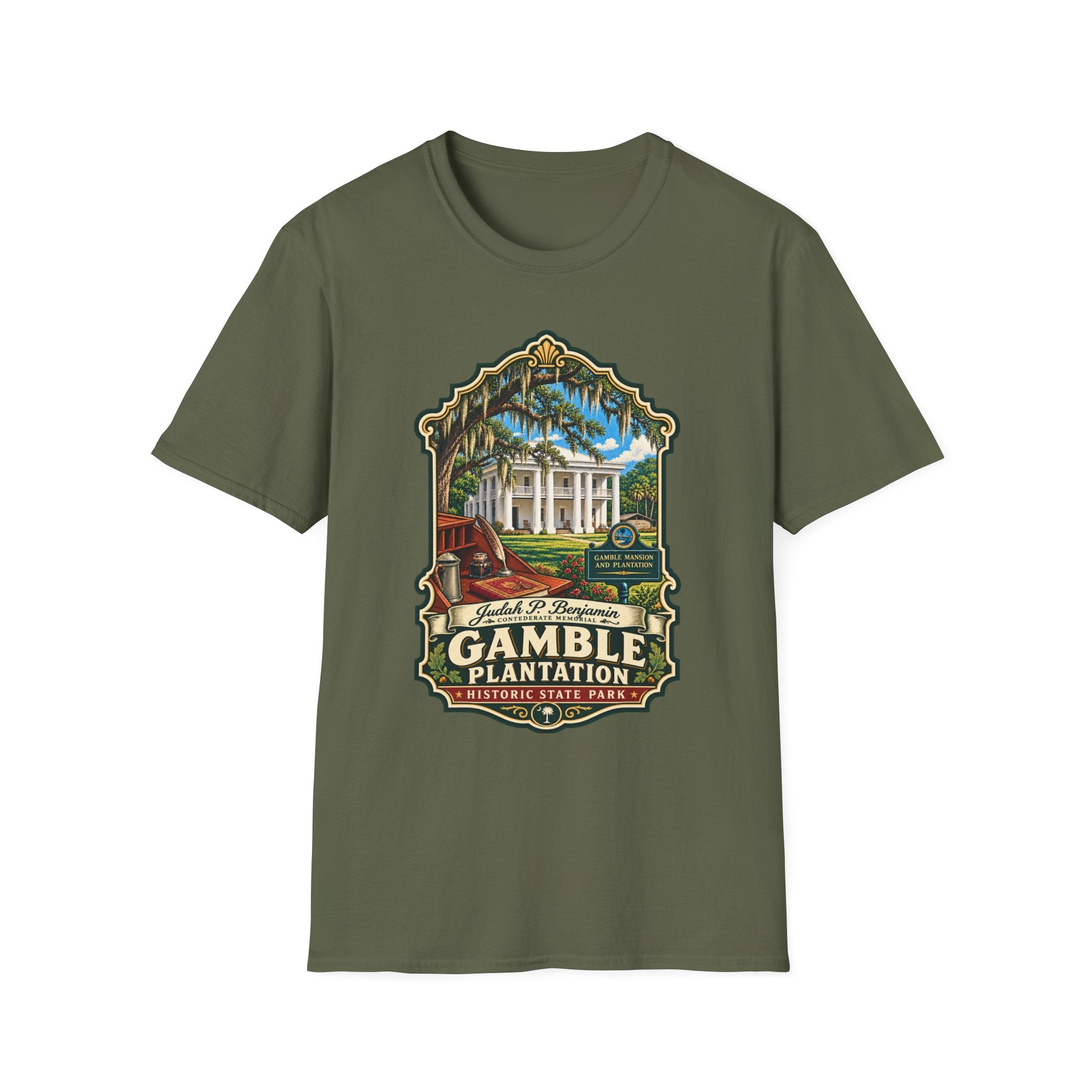 Gamble Plantation- Retro Tee