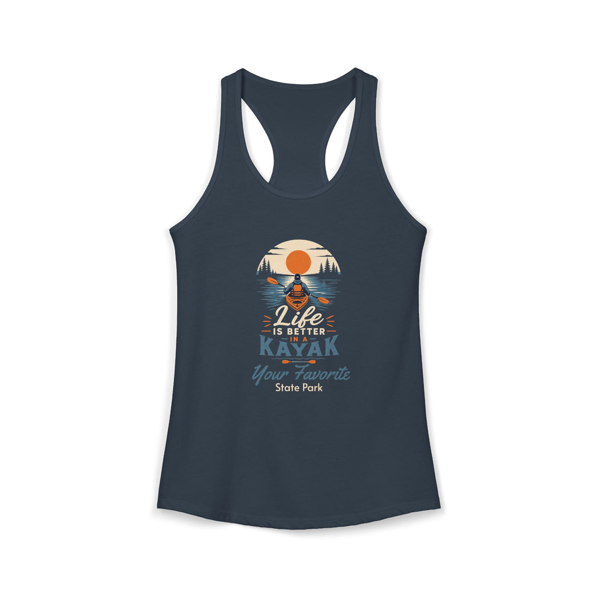 CUSTOMIZABLE Life is Better Racerback Tank
