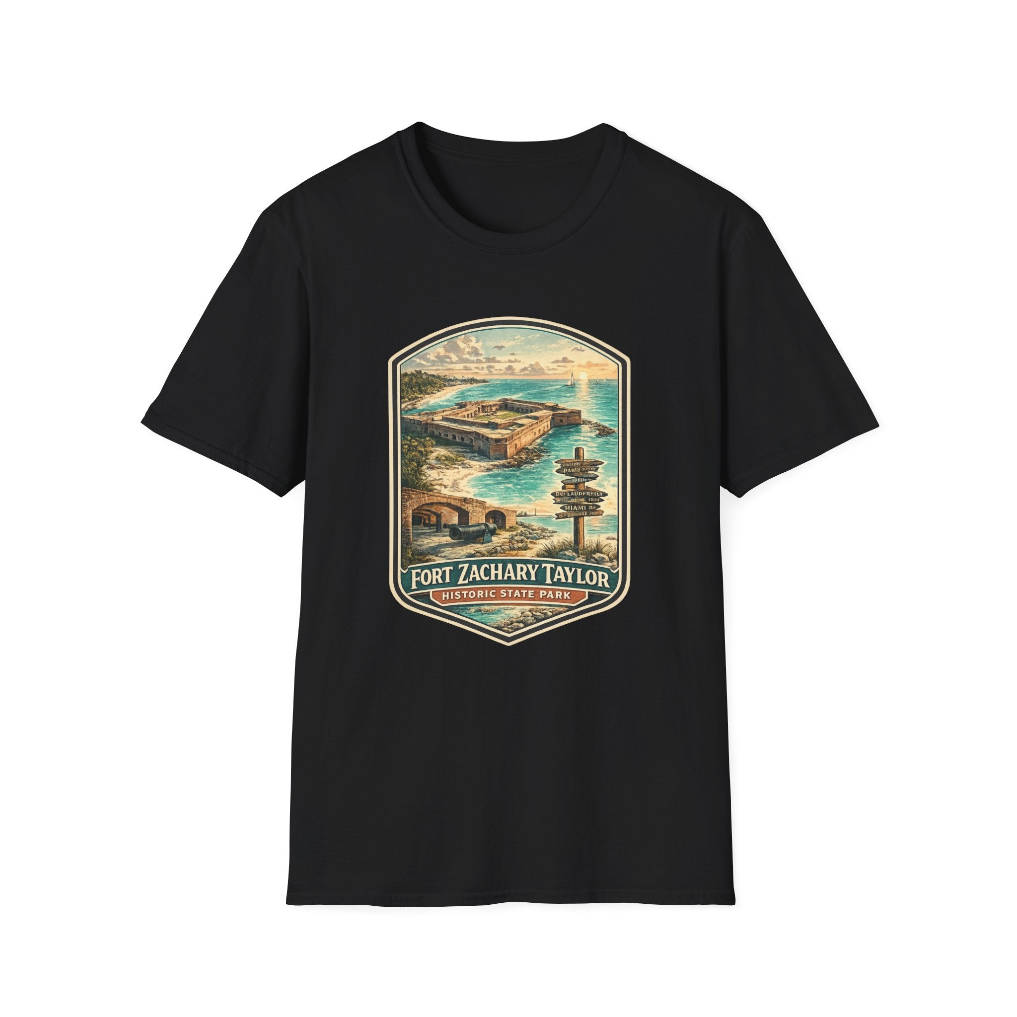 Fort Zachary Taylor- Retro Tee
