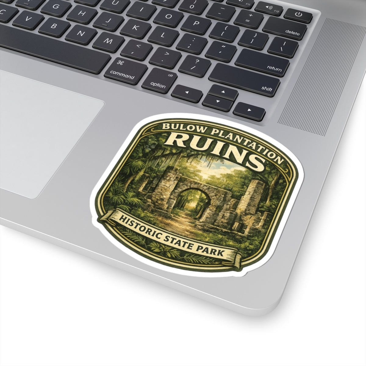 Bulow Plantation Ruins Sticker — Historic State Park Kiss-Cut Decal