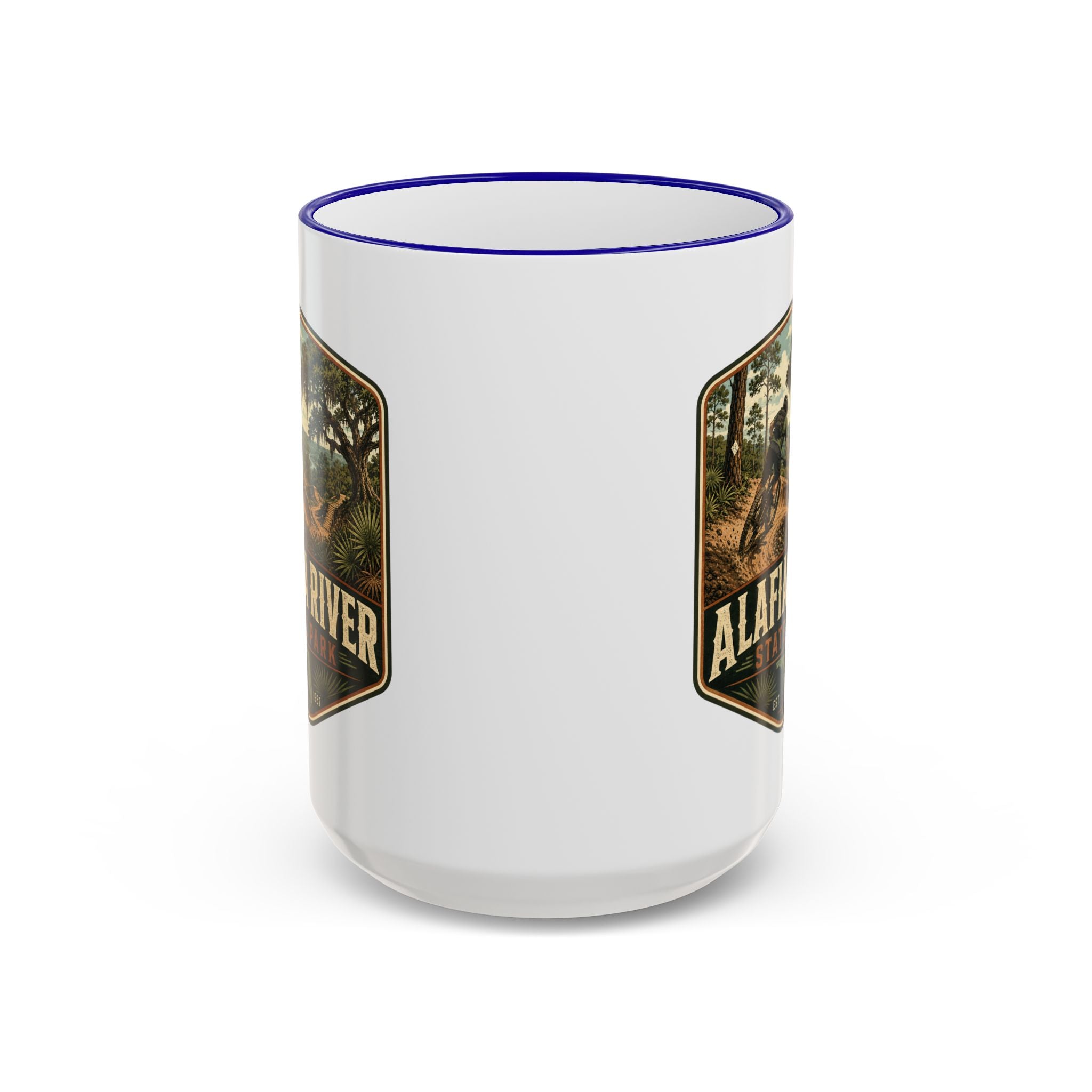 Alafia River Vintage Mug — Accent Rim & Handle 11oz/15oz