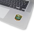 Blue Spring State Park Manatee Sticker — Vintage National Park Decal