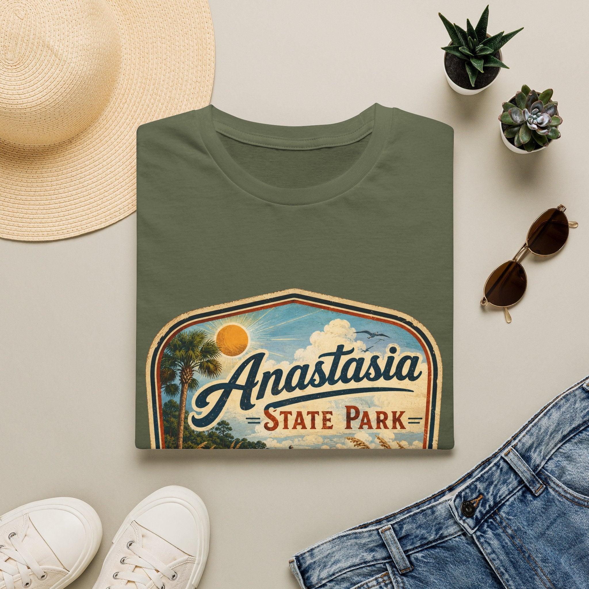Anastasia State Park — Retro Beach Park Tee
