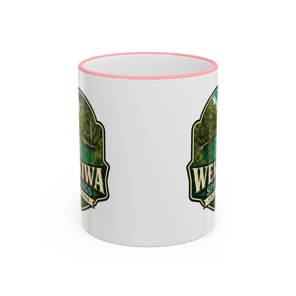 Wekiwa Springs Vintage Mug — Accent Rim & Handle 11oz/15oz