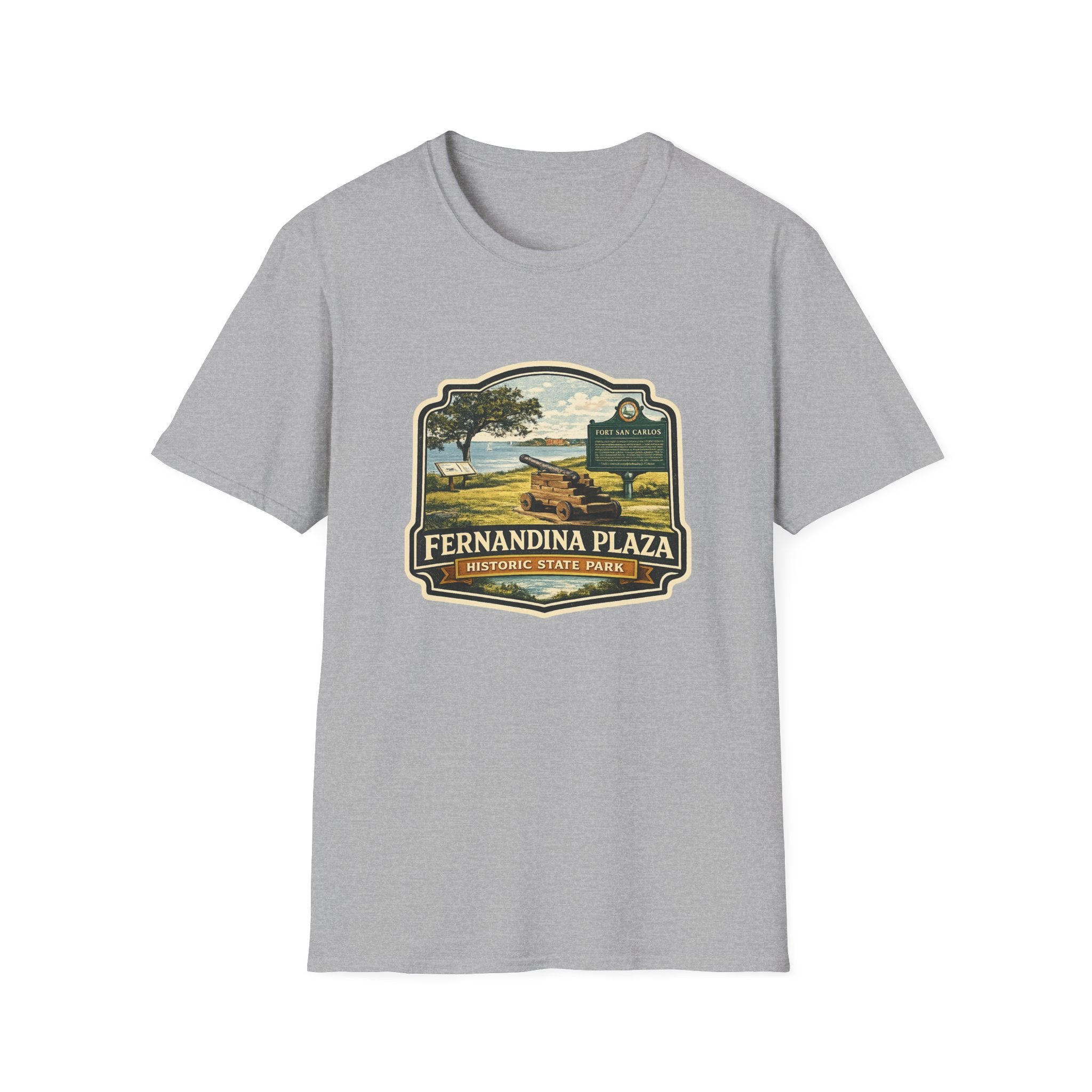 Fernandina Plaza- Retro Tee