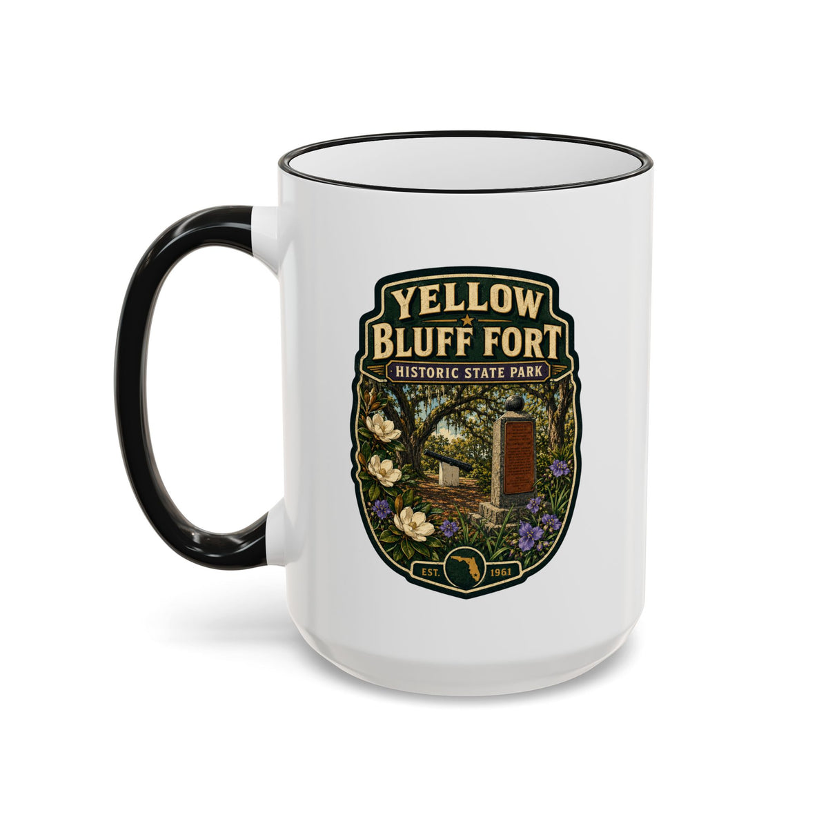 Yellow Bluff Fort — Accent Rim & Handle 11oz/15oz