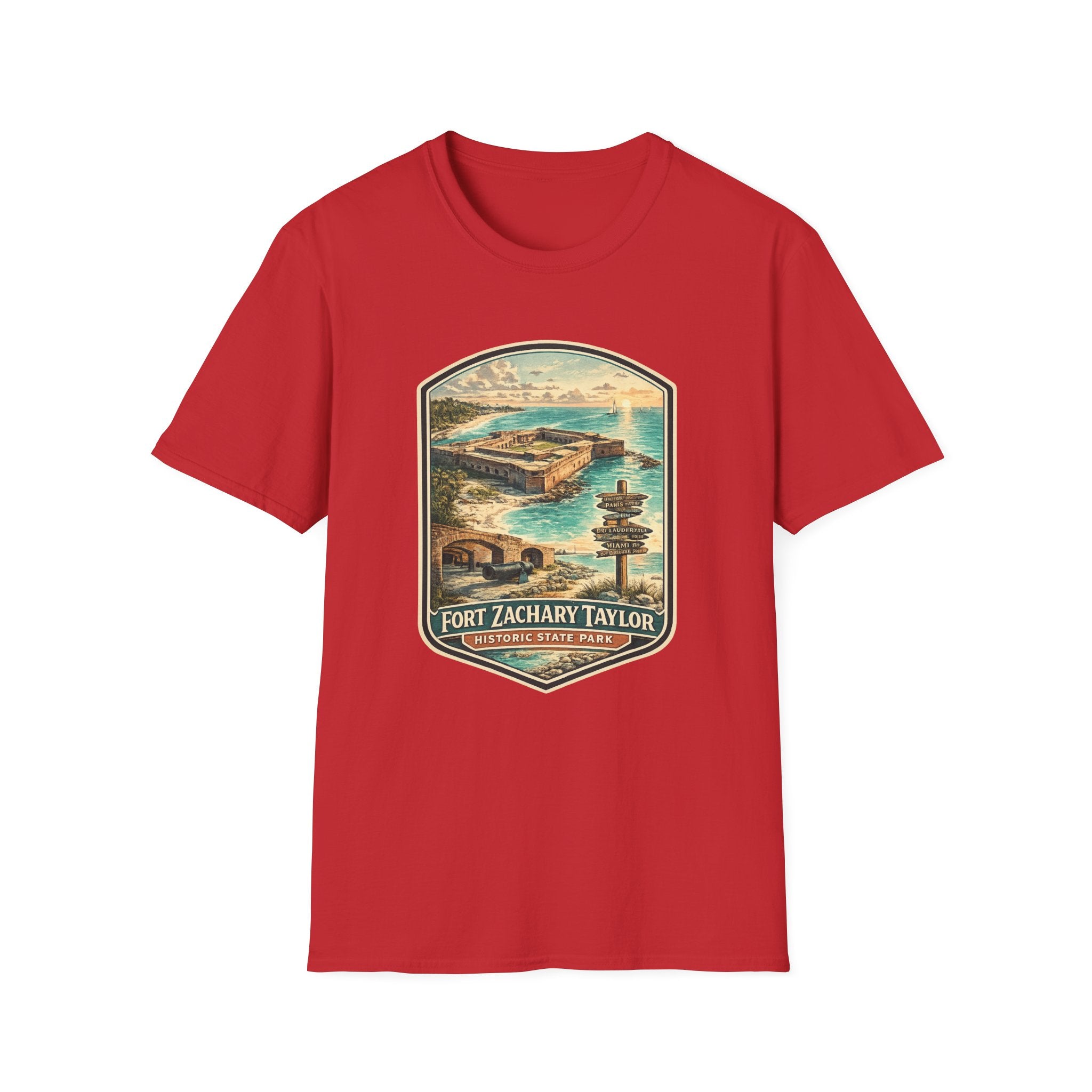Fort Zachary Taylor- Retro Tee
