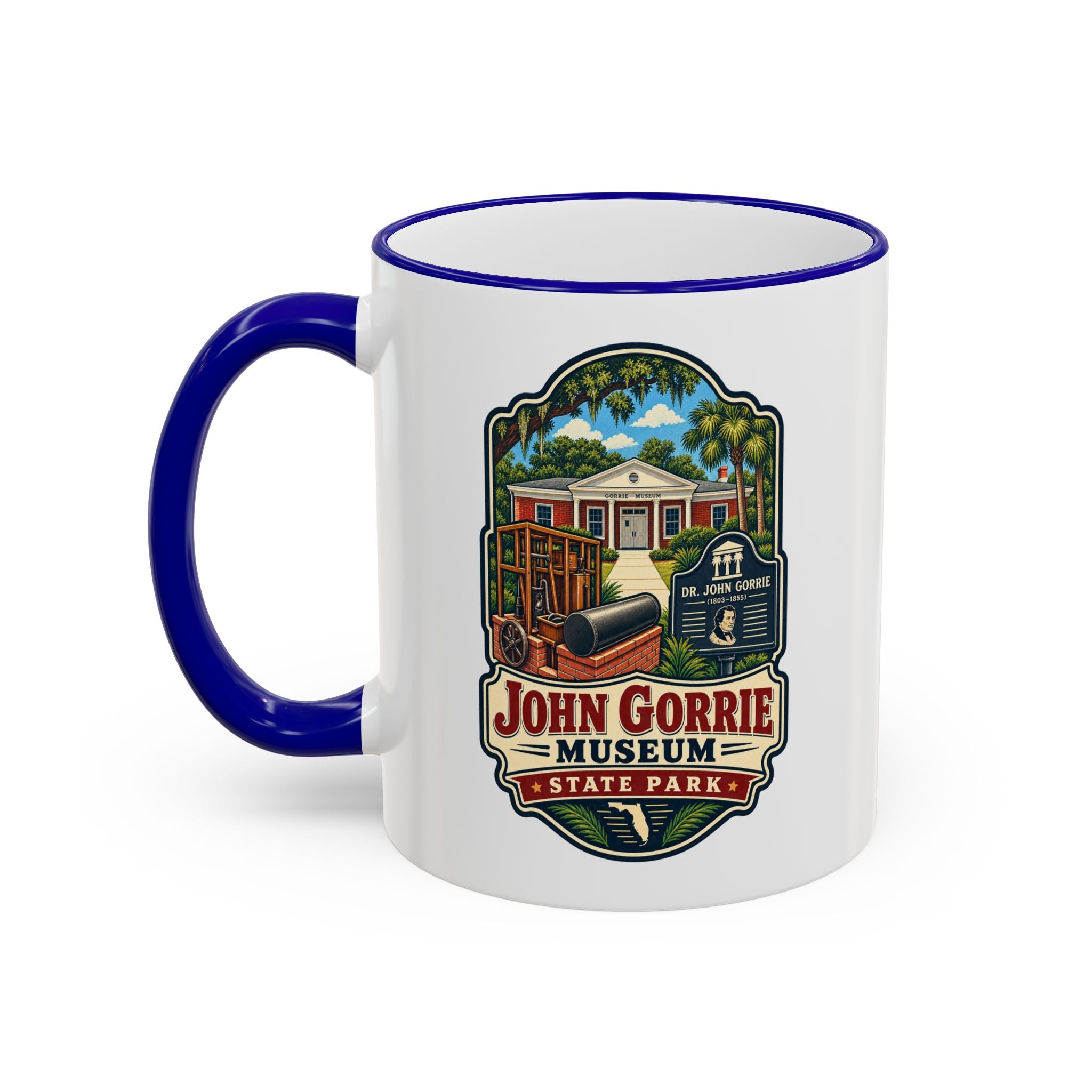 John Gorrie Museum Accent Rim & Handle 11oz/15oz