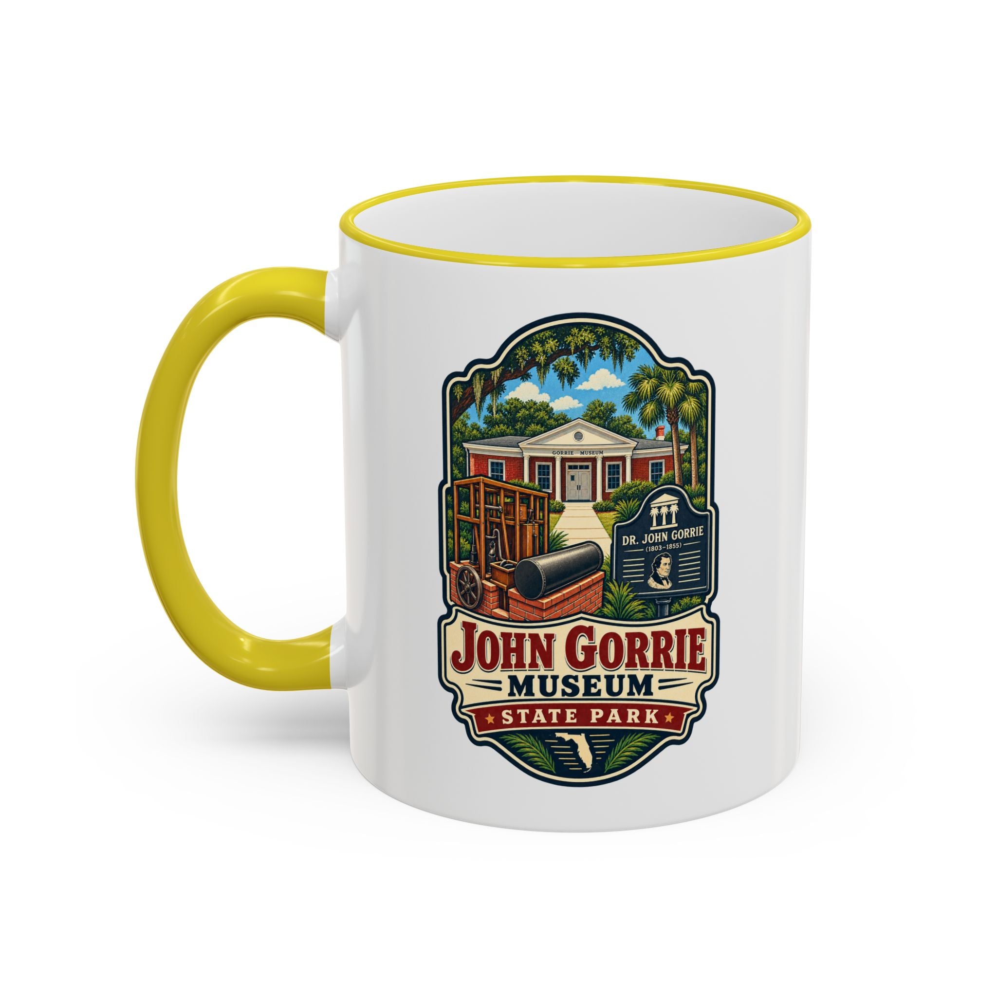John Gorrie Museum Accent Rim & Handle 11oz/15oz