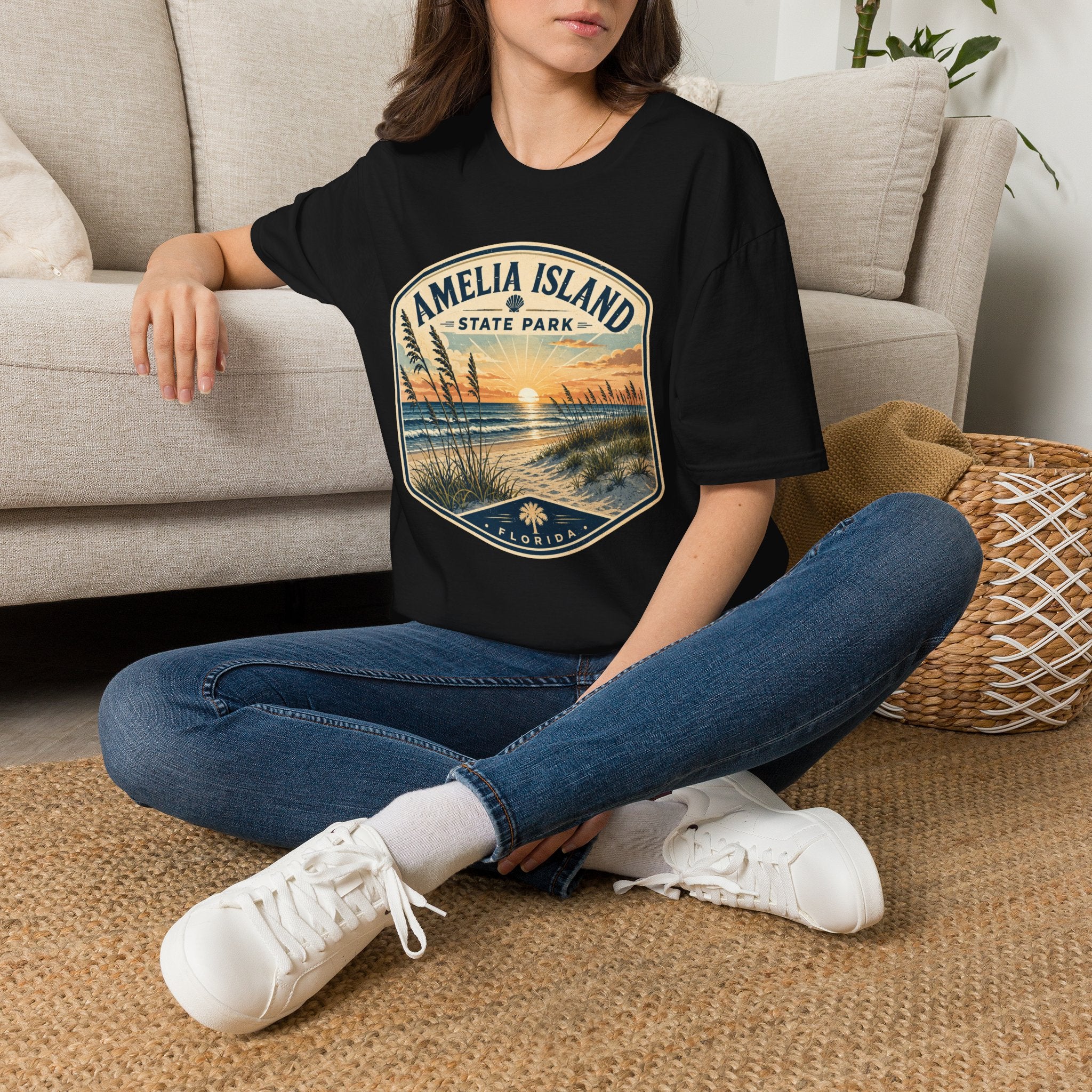 Amelia Island — Retro Tee