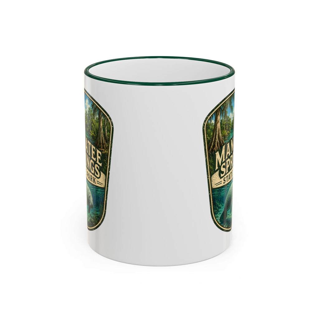 Manatee Springs Manatee Mug — Accent Rim & Handle 11oz/15oz