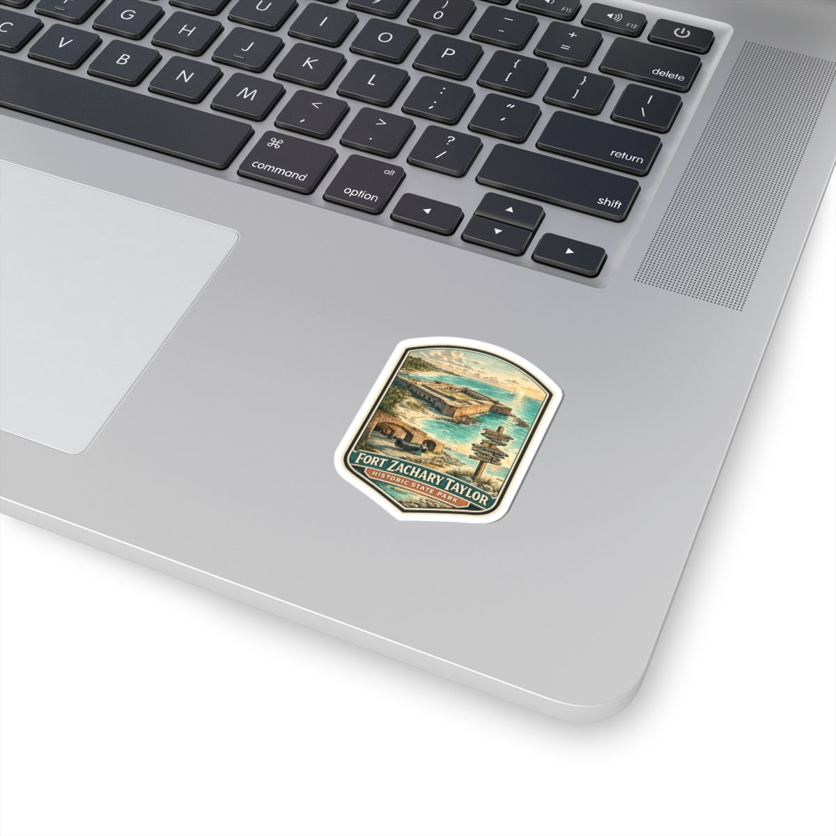Fort Zachary Taylor Vintage Travel Sticker — Historic State Park Kiss-Cut Decal