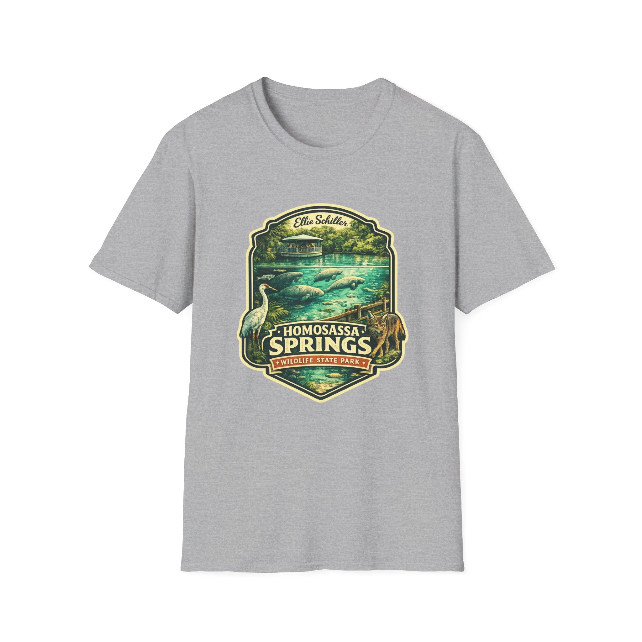 Homosassa Springs- Retro Tee