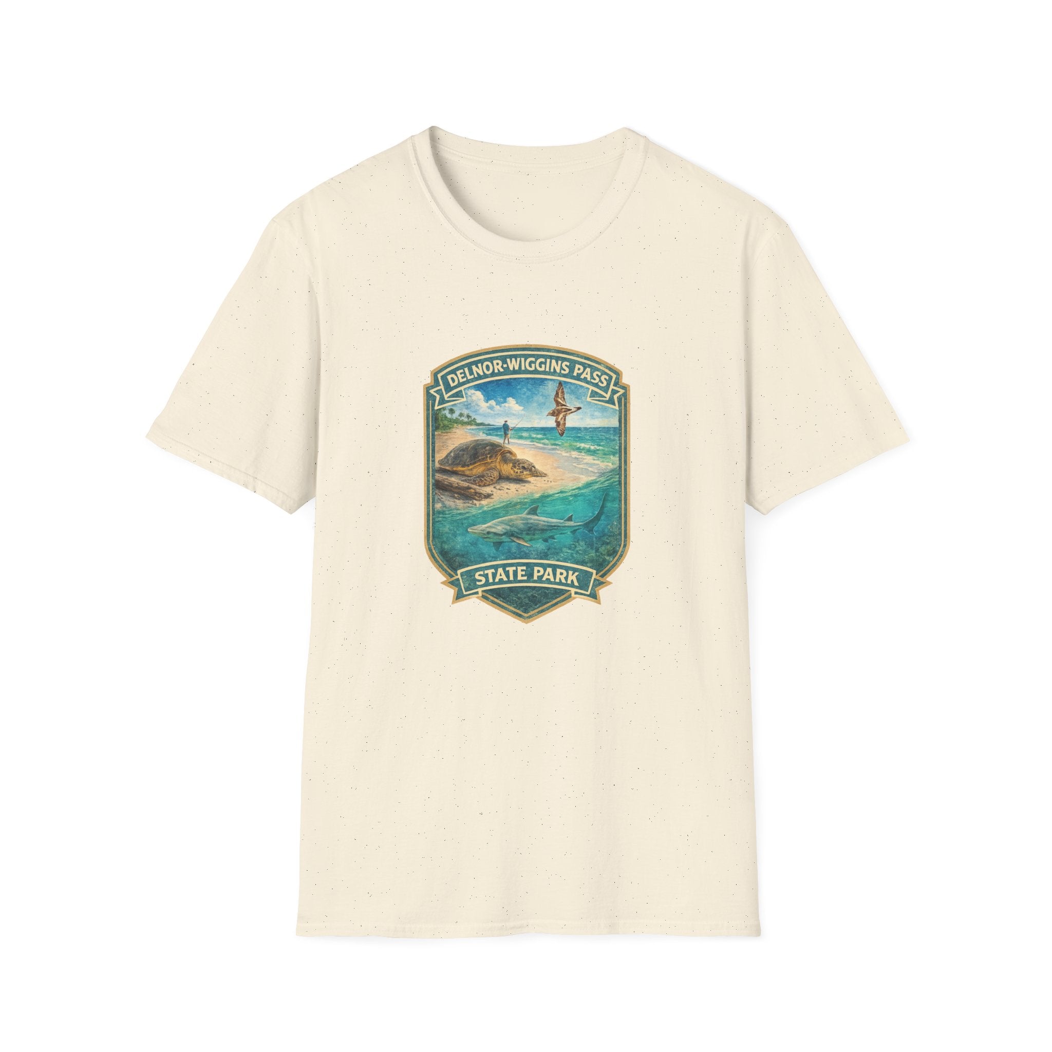 Delnor-Wiggins Pass- Retro Tee