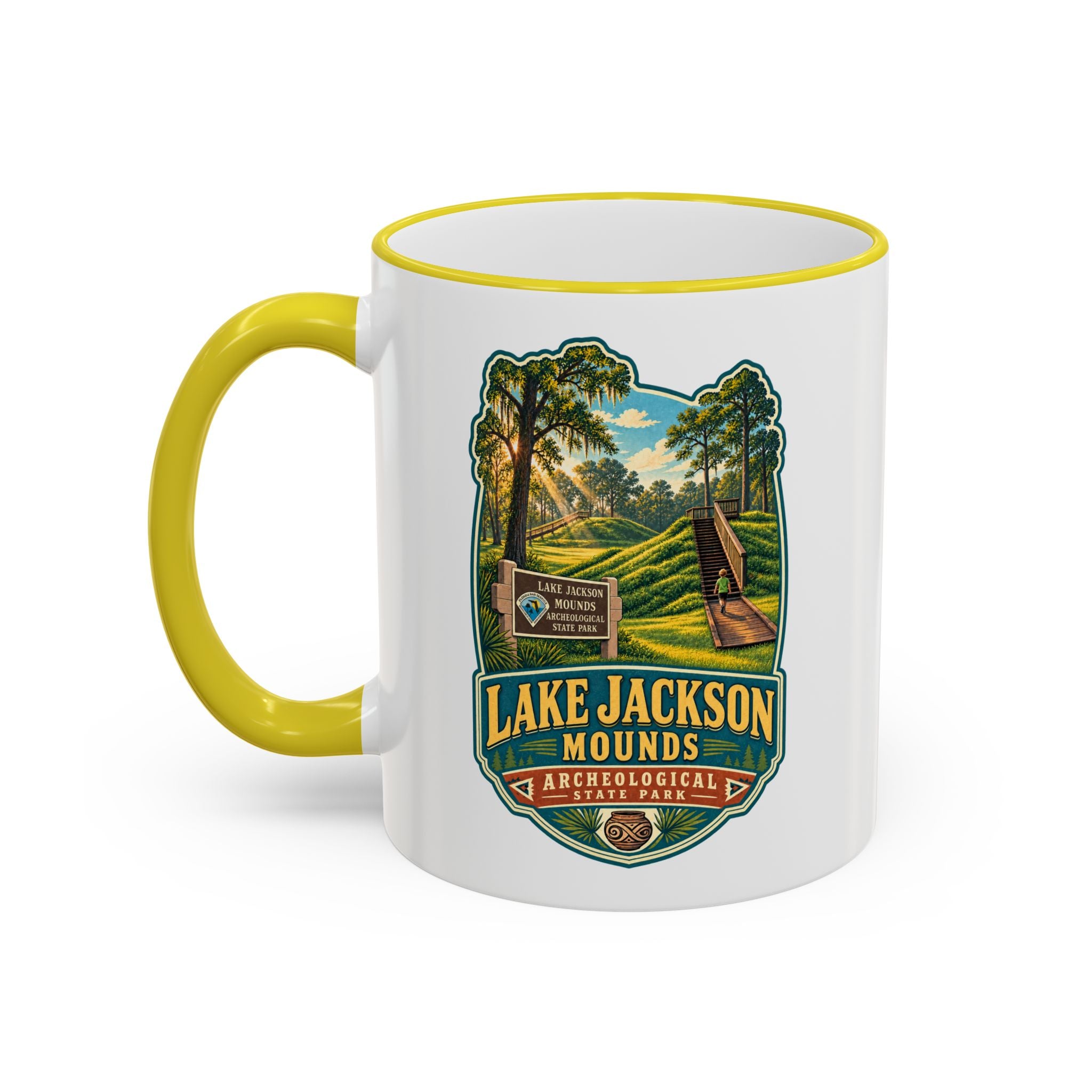 Lake Jackson Mounds Accent Rim & Handle 11oz/15oz