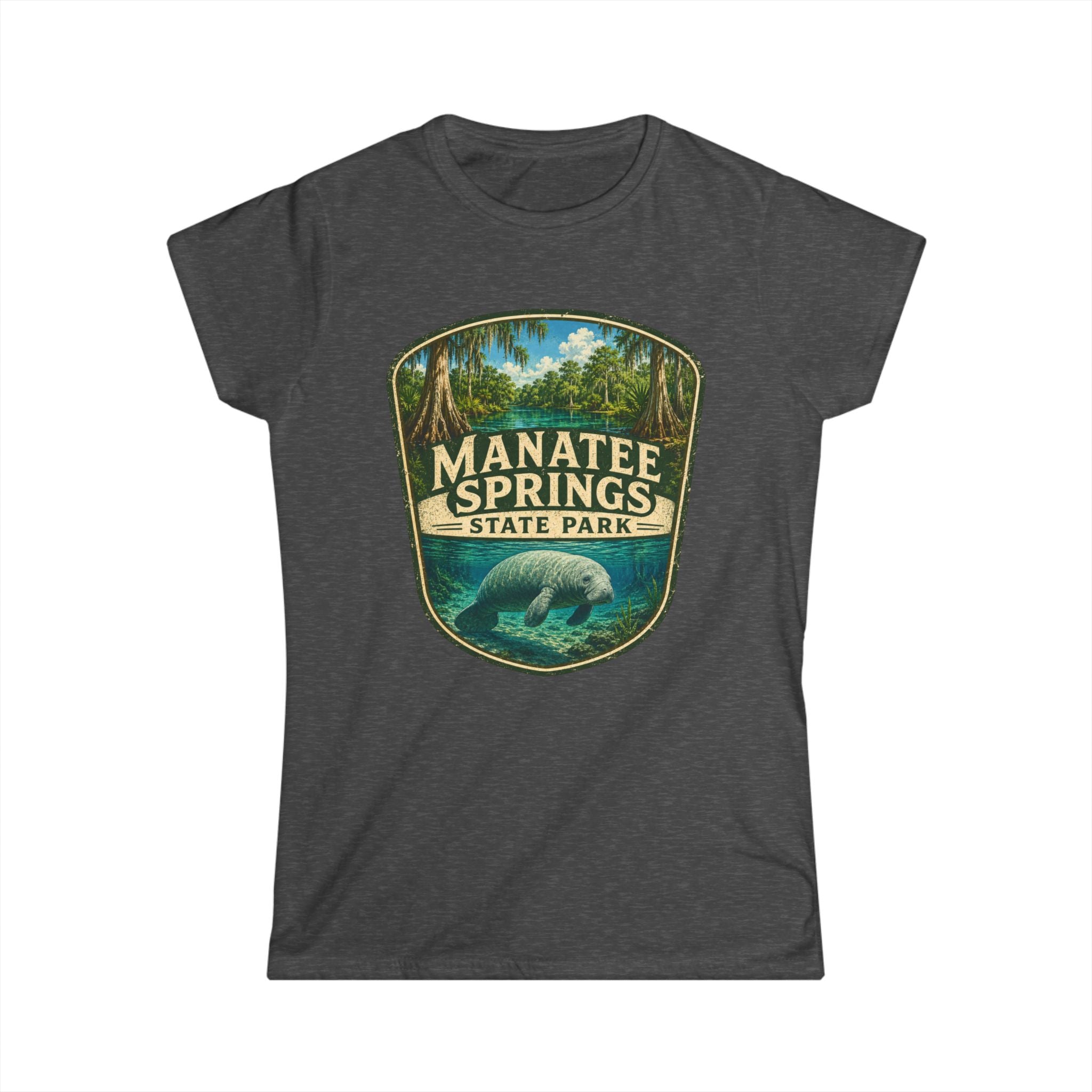 Manatee Springs- Vintage Manatee Tee
