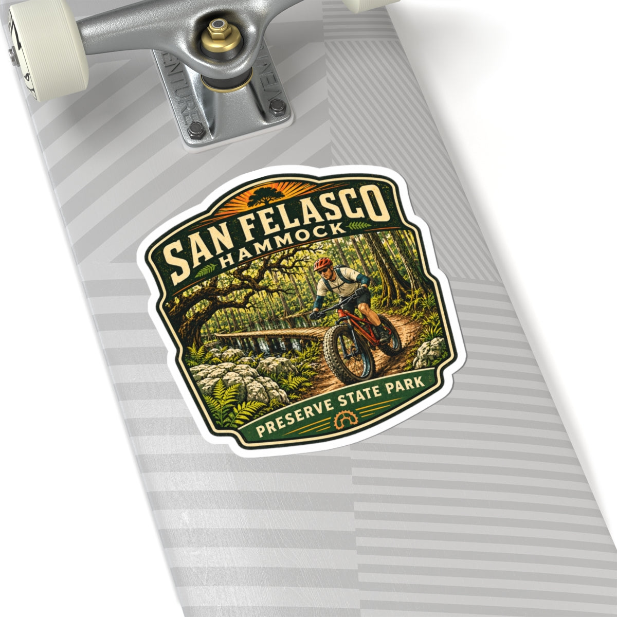 San Felasco Hammock Preserve State Park Mountain Biker Sticker
