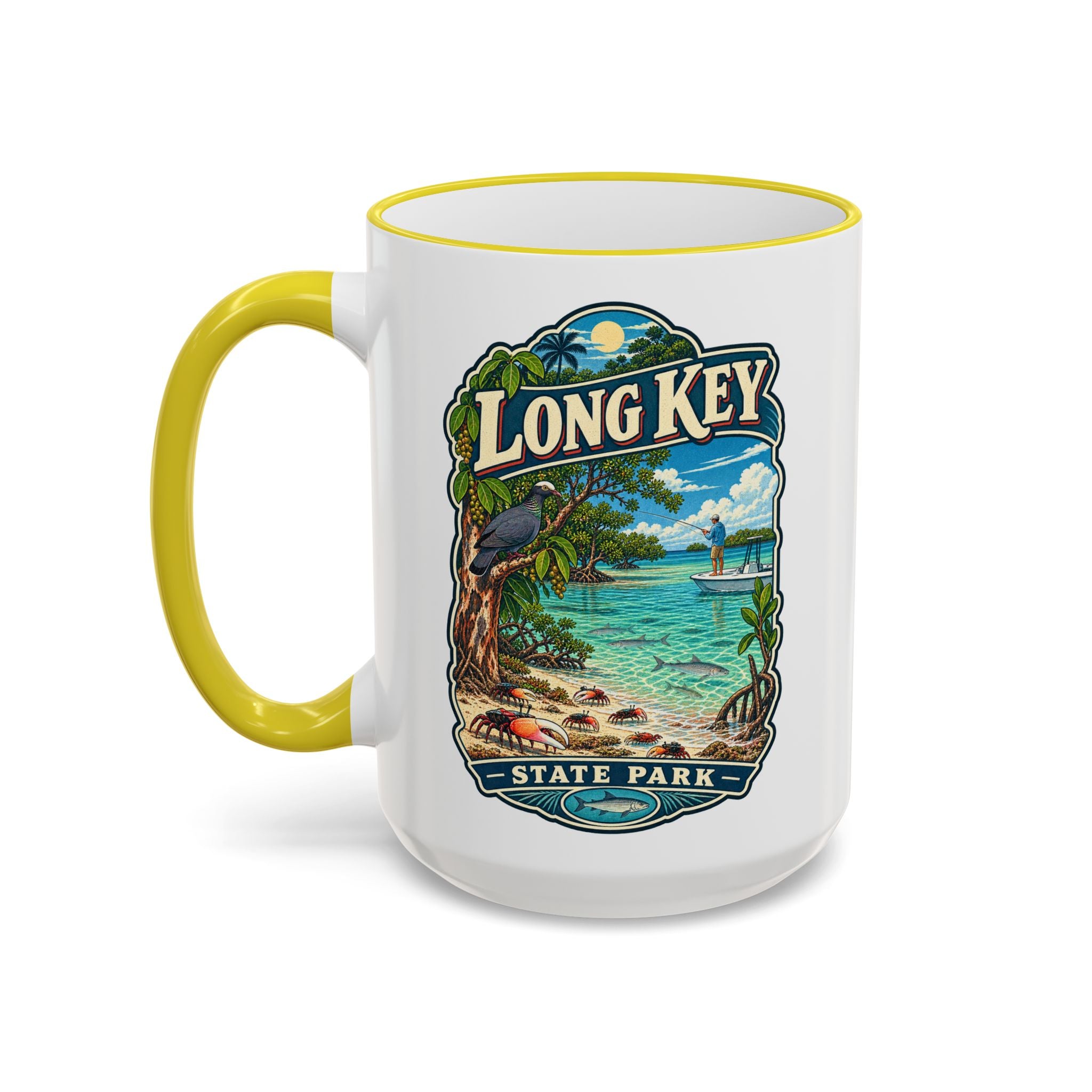 Long Key Accent Rim & Handle 11oz/15oz