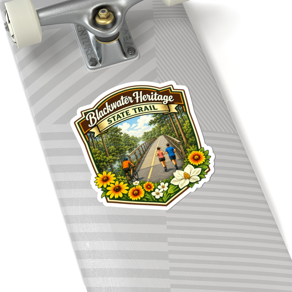 Blackwater Heritage State Trail Sticker — Outdoor Trail Bike & Run Scenic Decal
