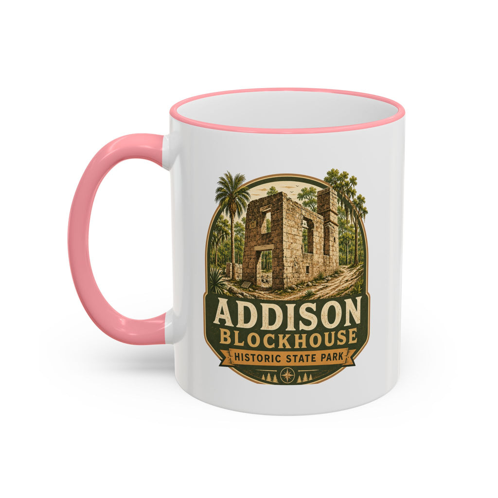 Addison Blockhouse Vintage Mug — Accent Rim & Handle 11oz/15oz