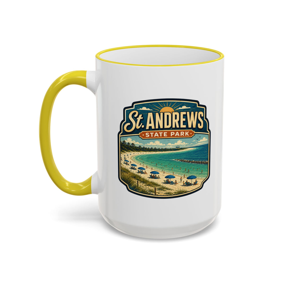 St. Andrews Mug — Accent Rim & Handle 11oz/15oz