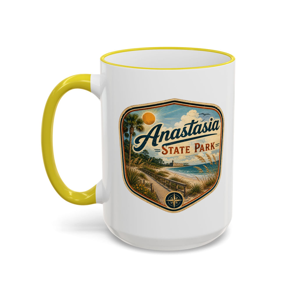 Anastasia Vintage Mug — Accent Rim & Handle 11oz/15oz