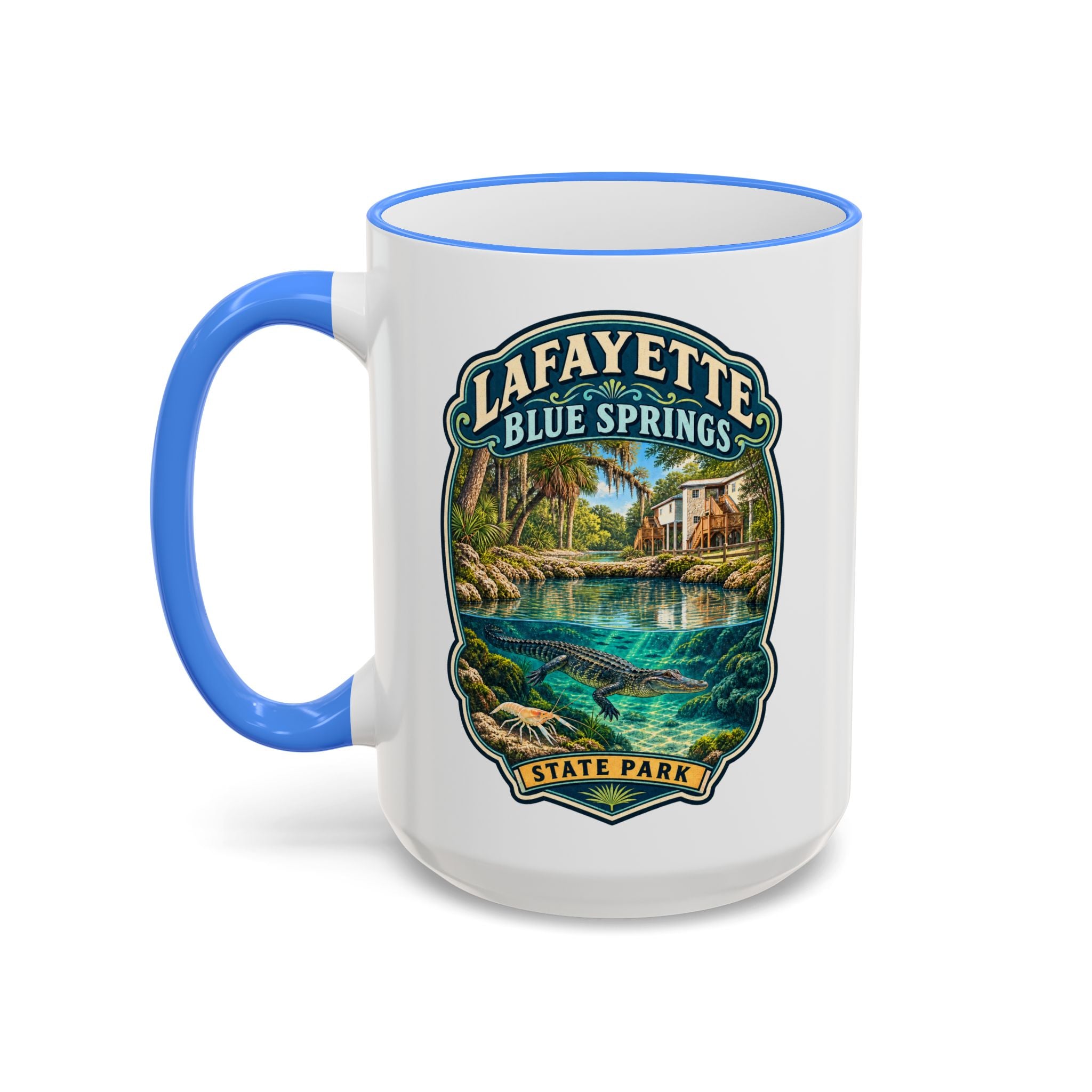 Lafayette Blue Springs Accent Rim & Handle 11oz/15oz