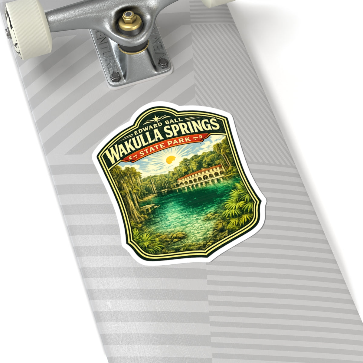 Wakulla Springs State Park Sticker – Vintage Nature Travel Decal