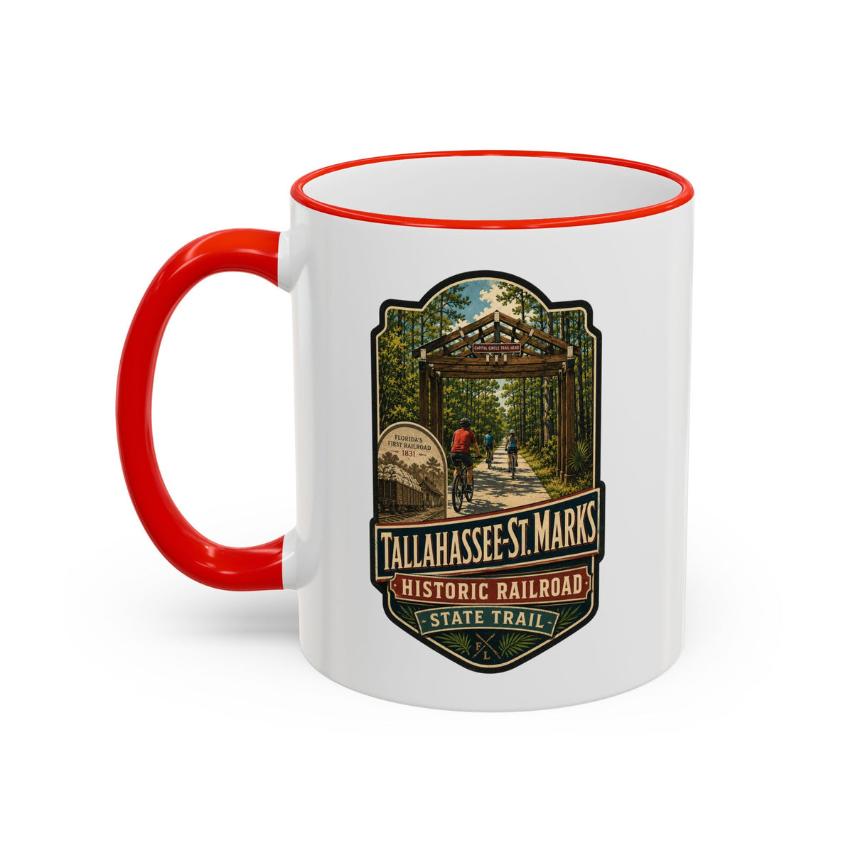 Tallahassee-St. Marks Trail  Accent Rim & Handle 11oz/15oz
