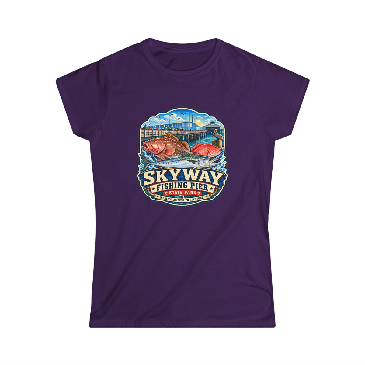 Skyway Fishing Pier- Vintage Tee