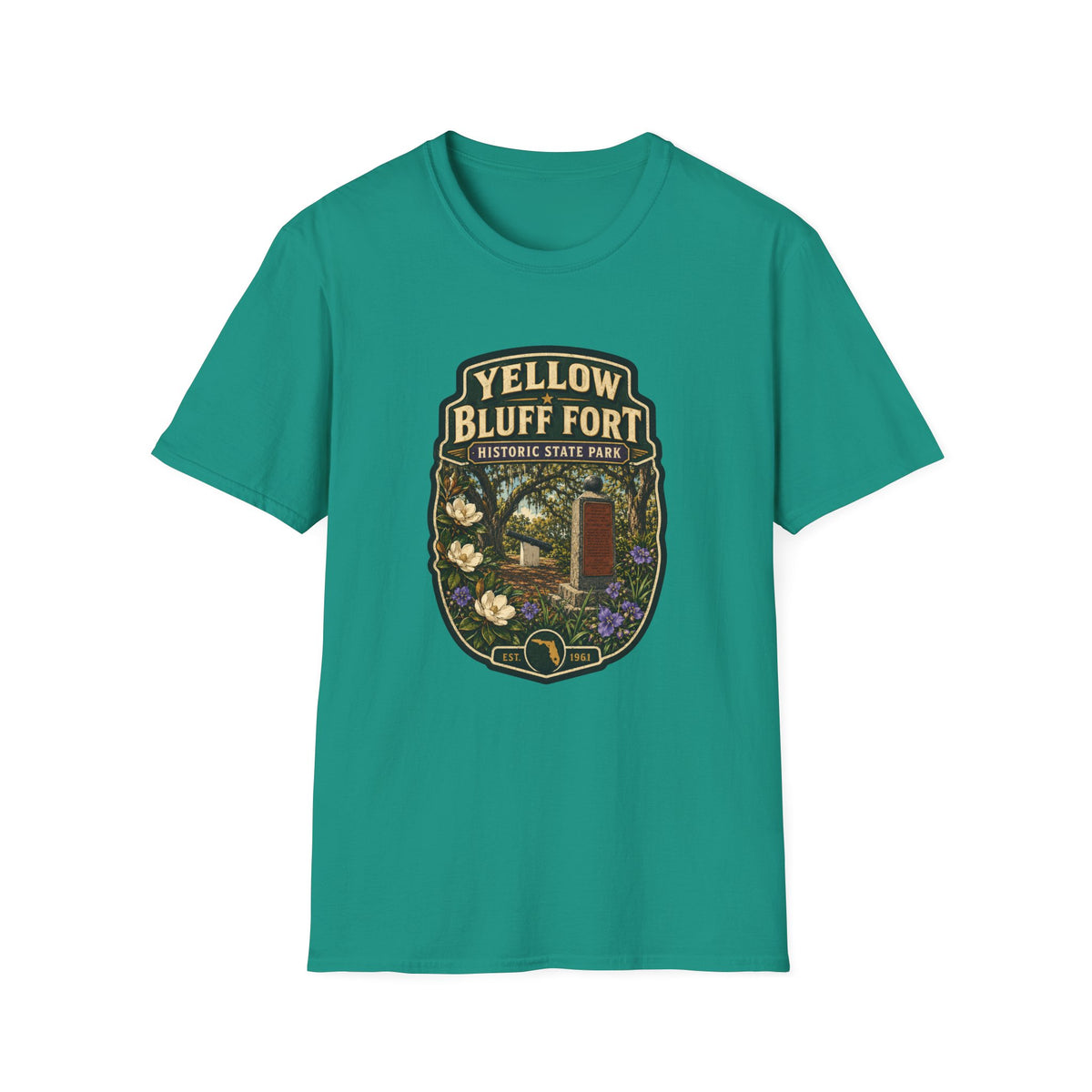 Yellow Bluff Fort — Retro Tee