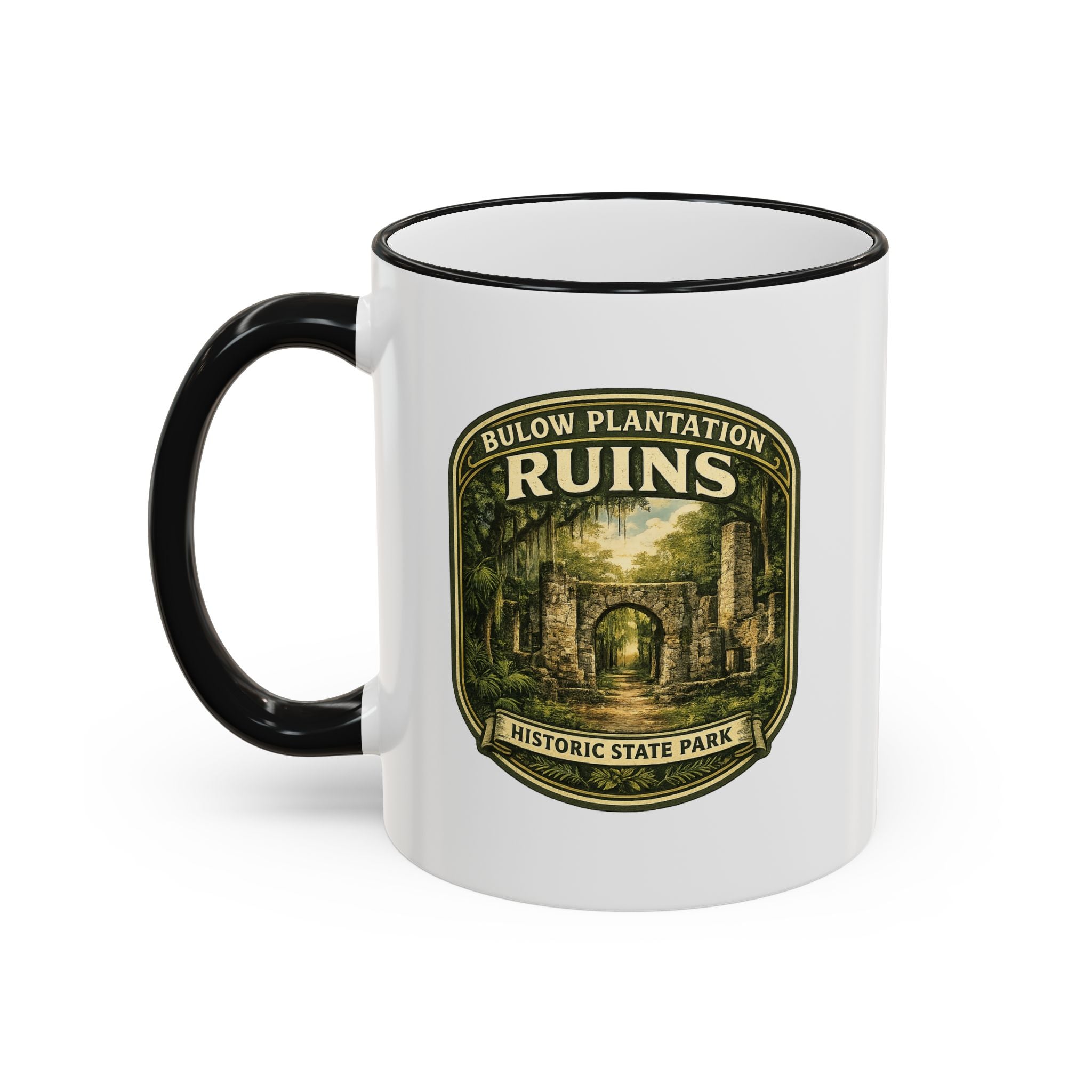 Alafia River Vintage Mug — Accent Rim & Handle 11oz/15oz