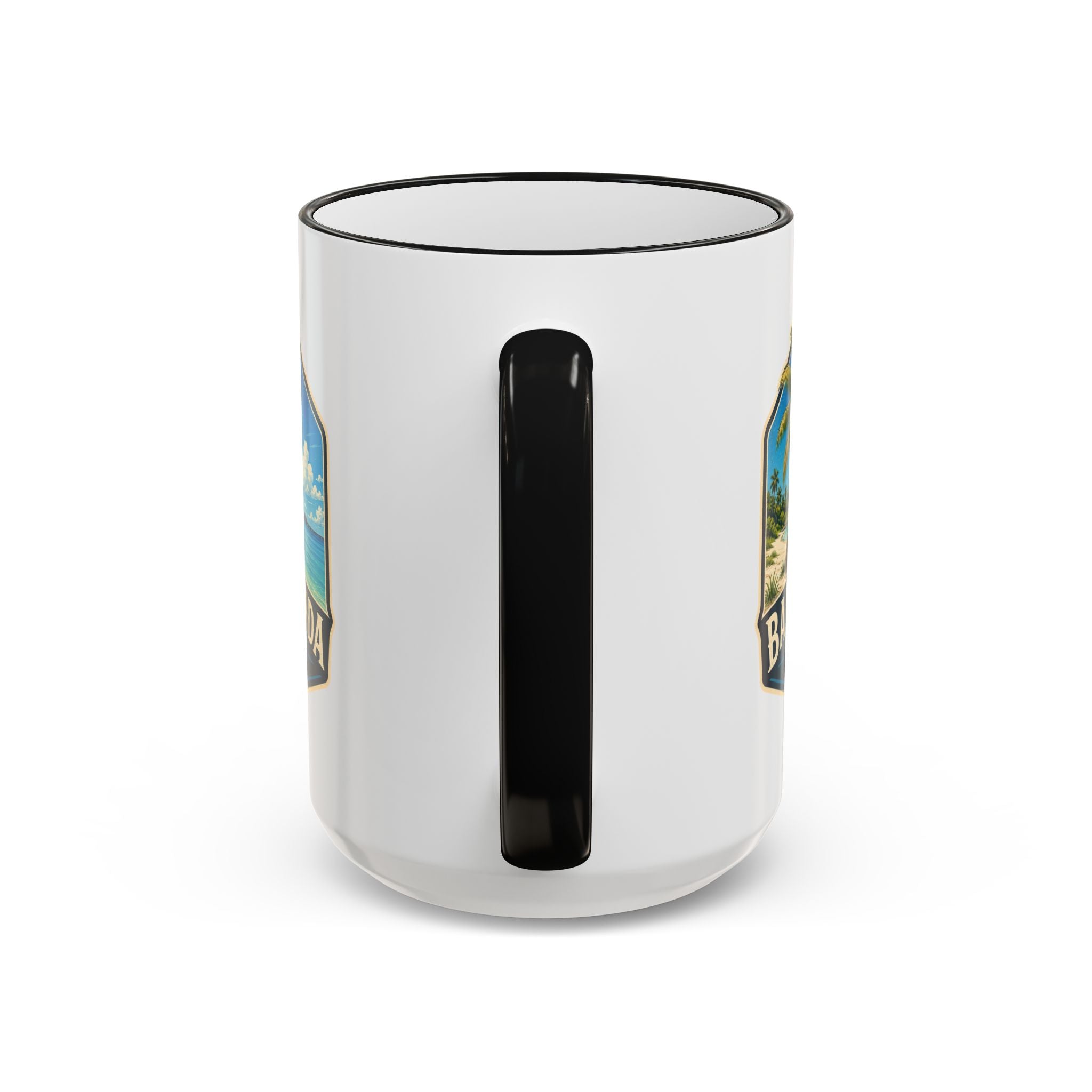 Bahia Honda Vintage Mug — Accent Rim & Handle 11oz/15oz