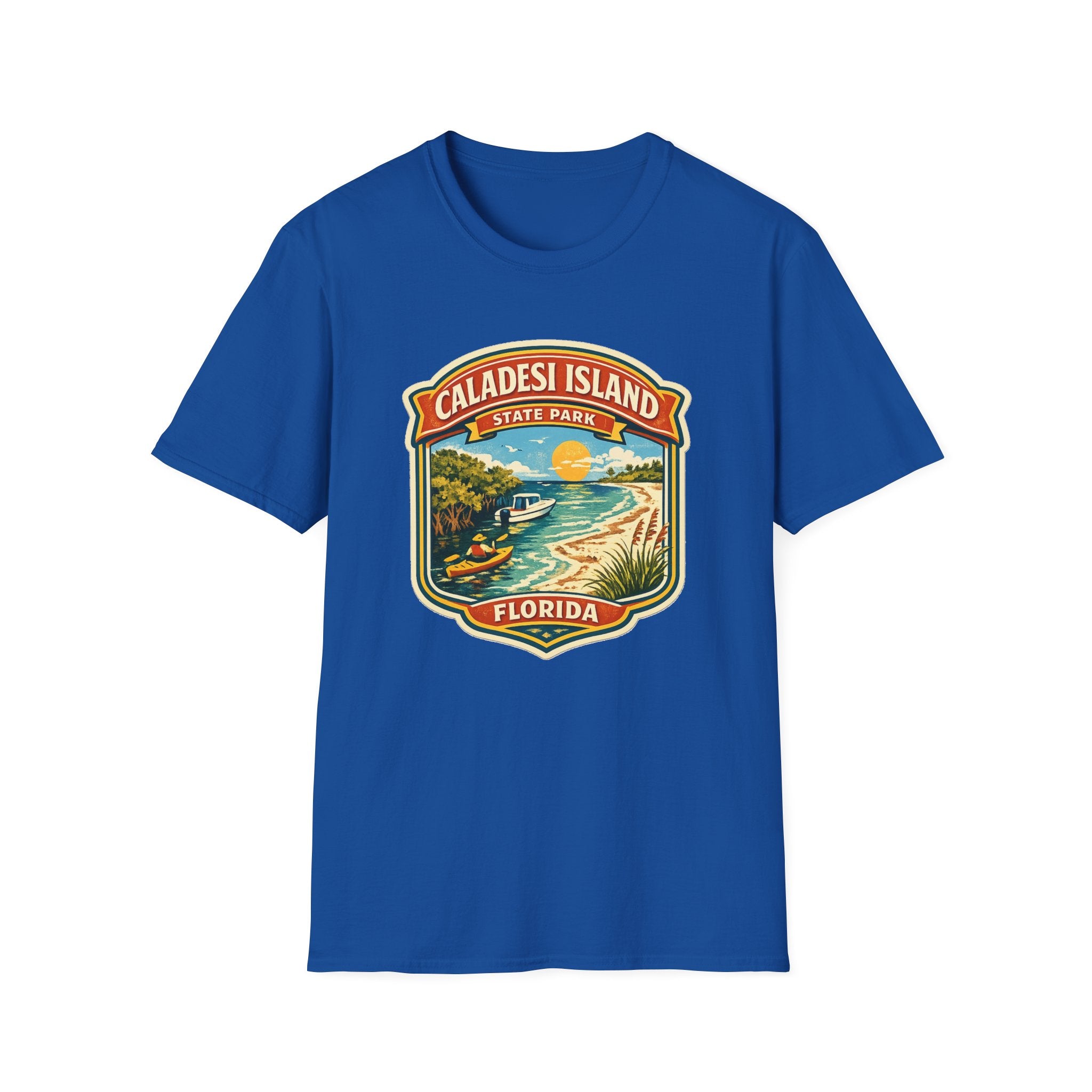 Caladesi Island- Retro Tee