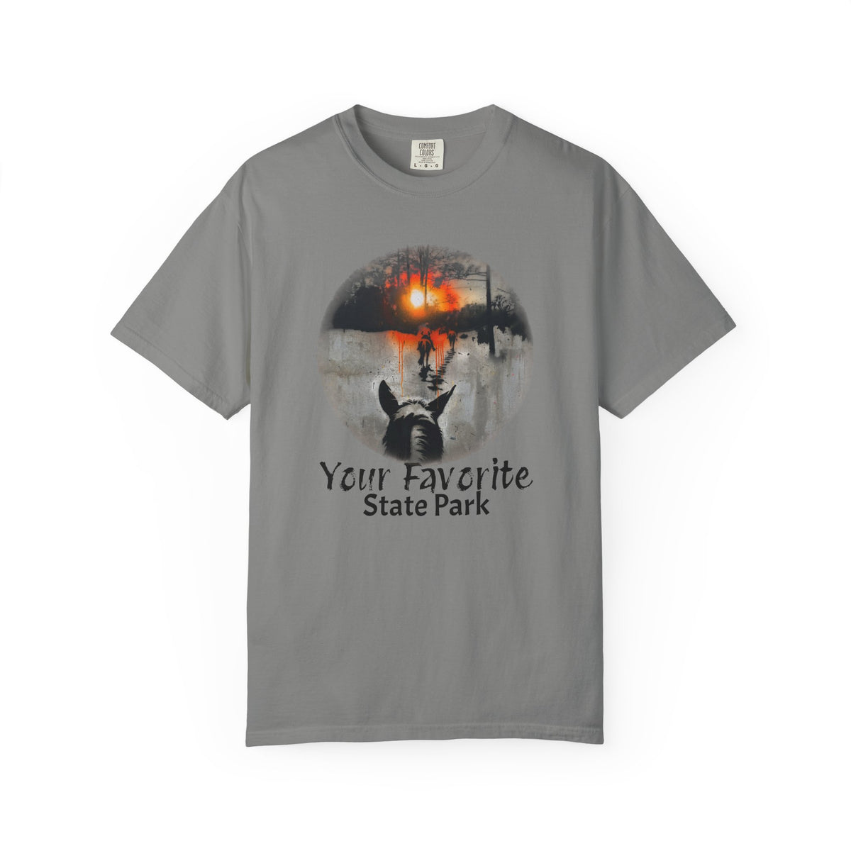 CUSTOMIZABLE Graffiti Sunset Trail Ride T-shirt