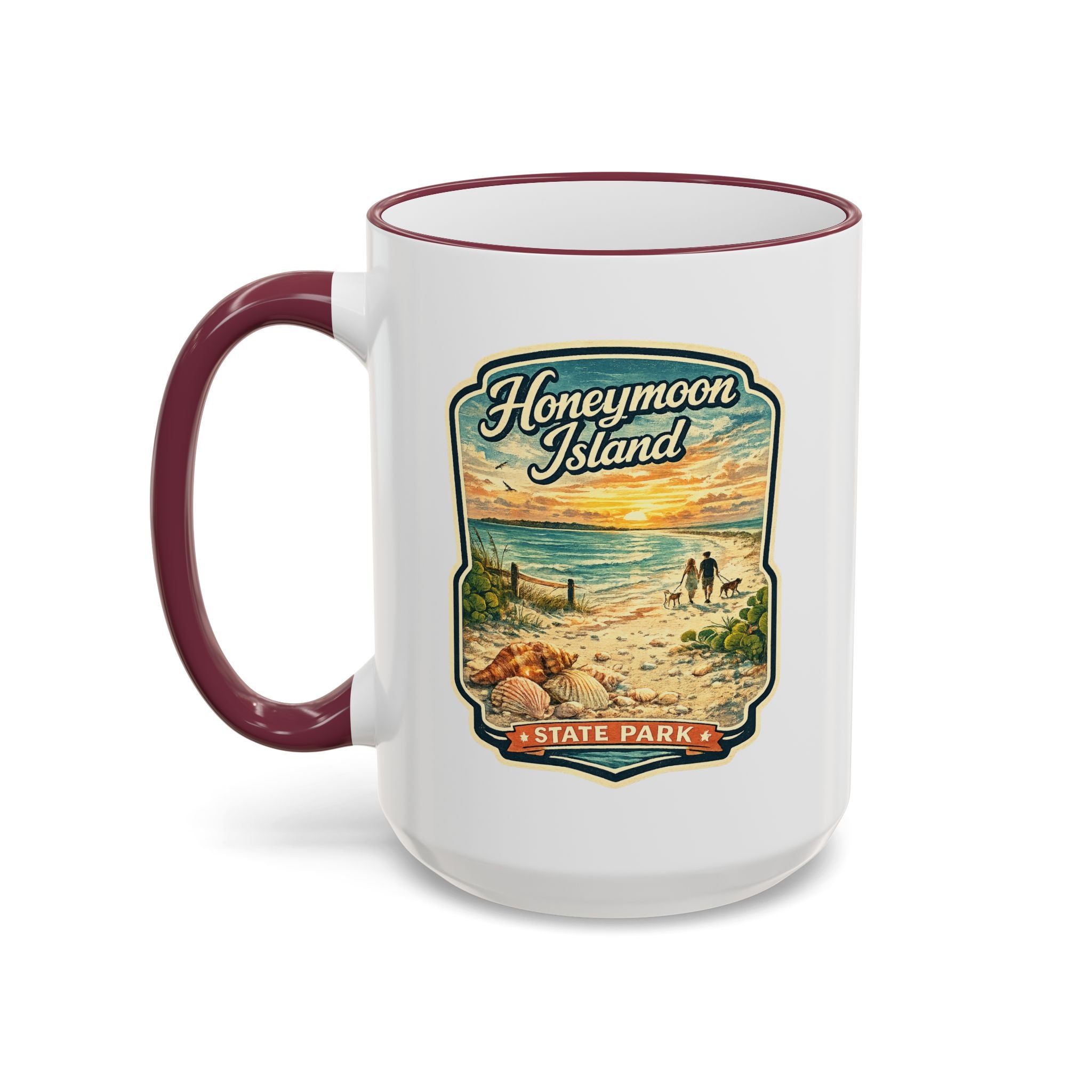 Honeymoon Island Accent Rim & Handle 11oz/15oz
