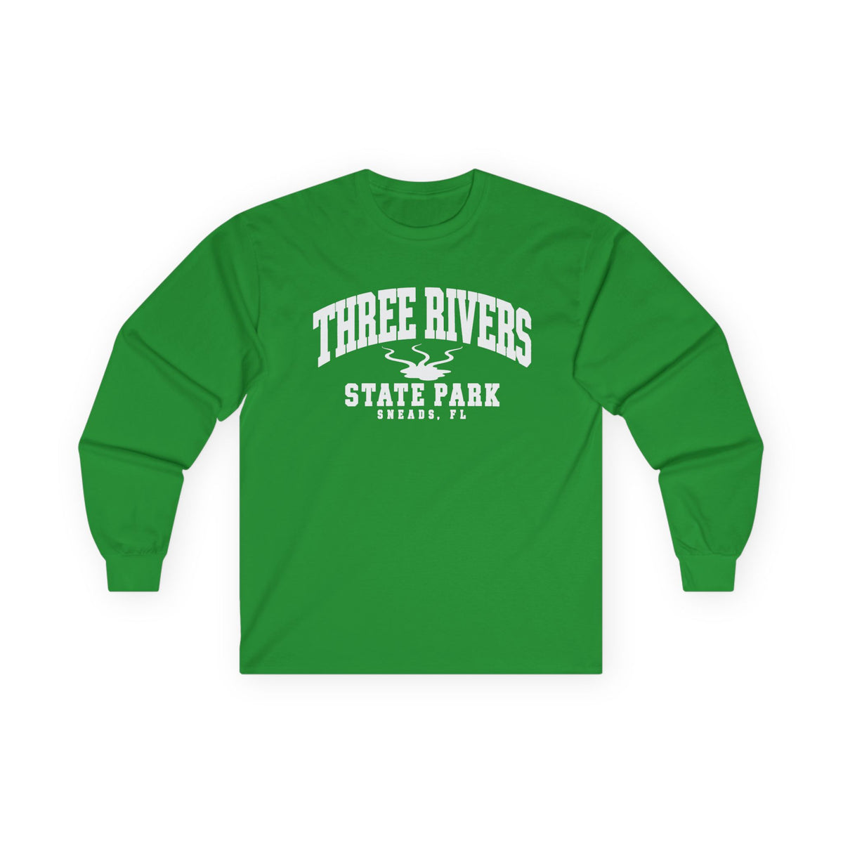 Three Rivers Park Emblem Sneads Florida- Long Sleeve Tee