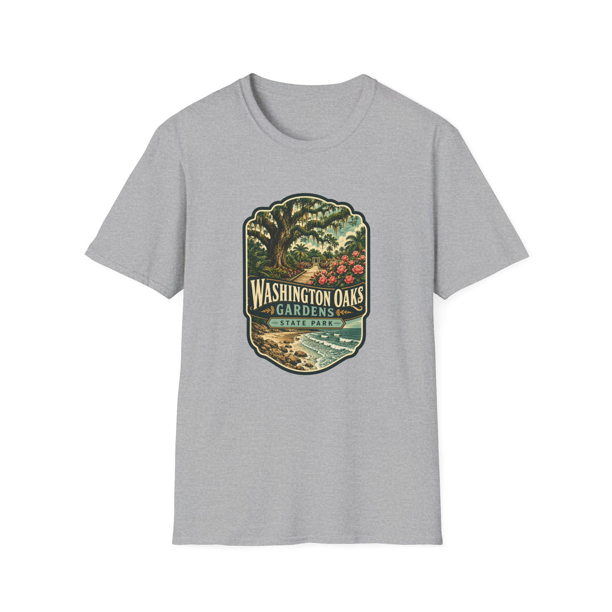 Washington Oaks — Retro Tee