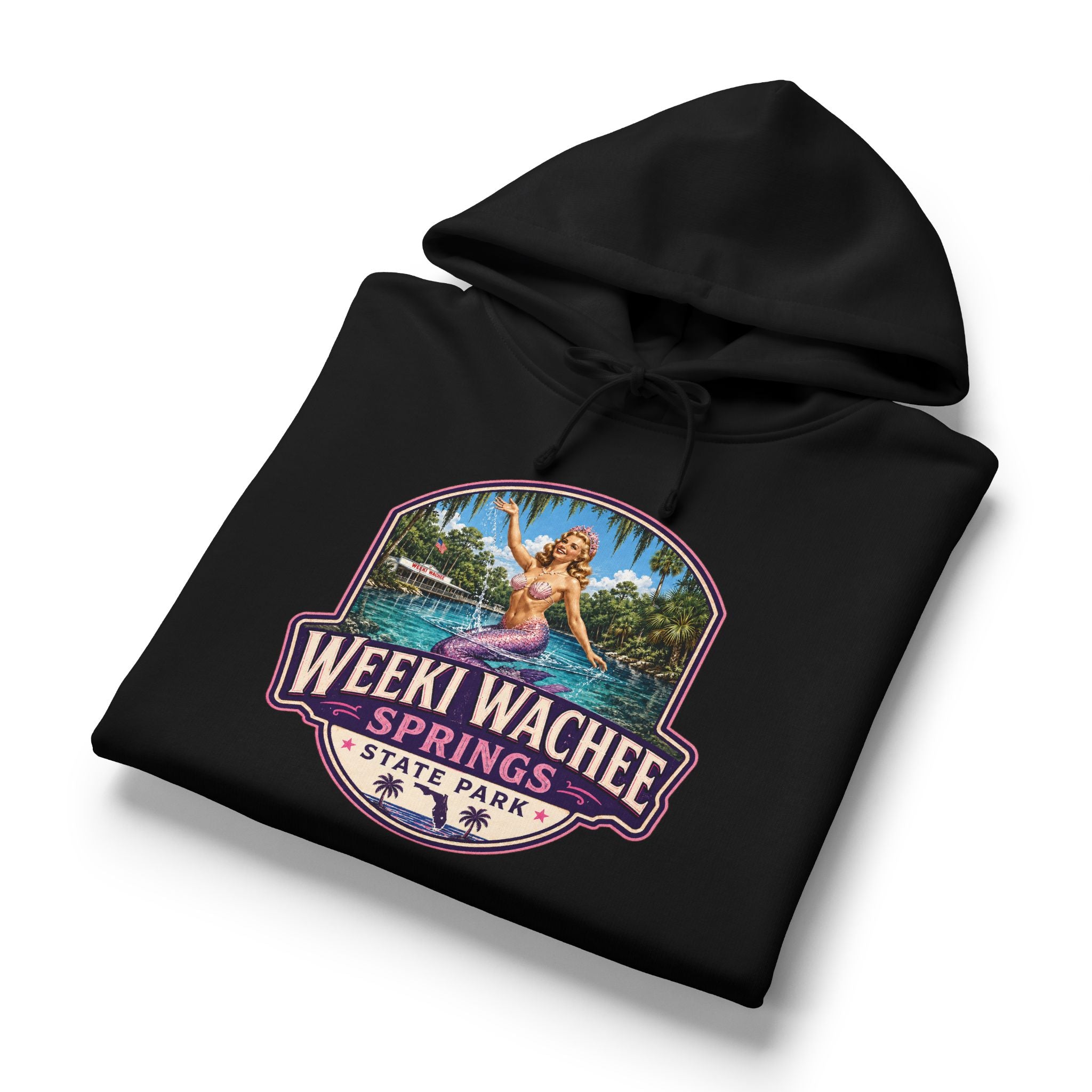 Weeki Wachee Springs — Vintage Hoodie Pink