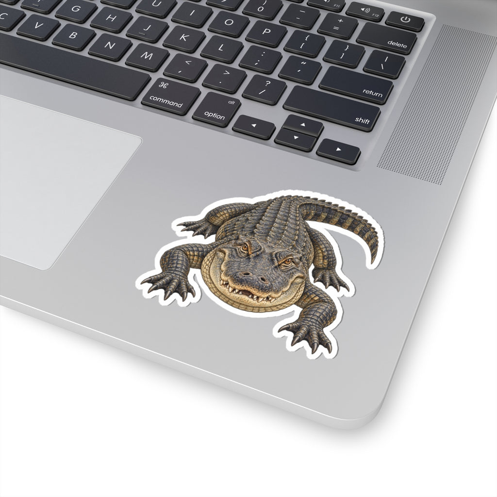 Alligator Kiss-Cut Sticker — Realistic Decal