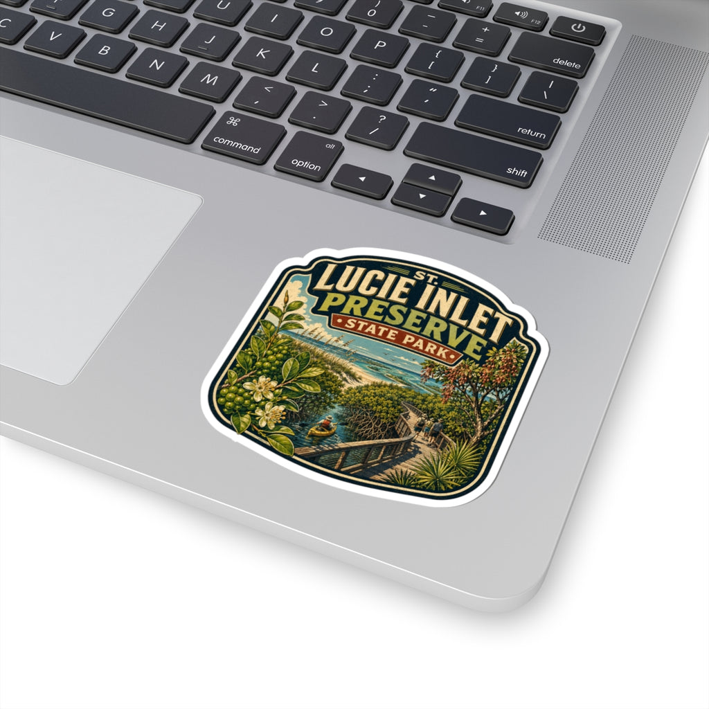 St. Lucie Inlet Preserve State Park Sticker — Vintage Nature Park Decal