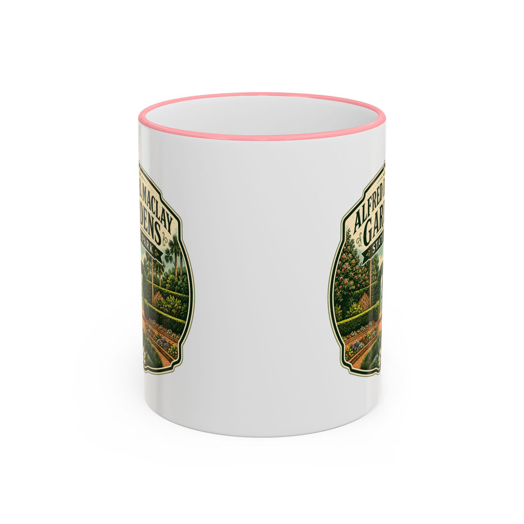 Maclay Gardens Vintage Mug — Accent Rim & Handle 11oz/15oz