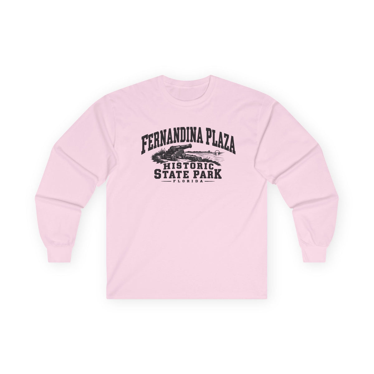 Fernandina Plaza Historic State Park Logo- Long Sleeve Tee