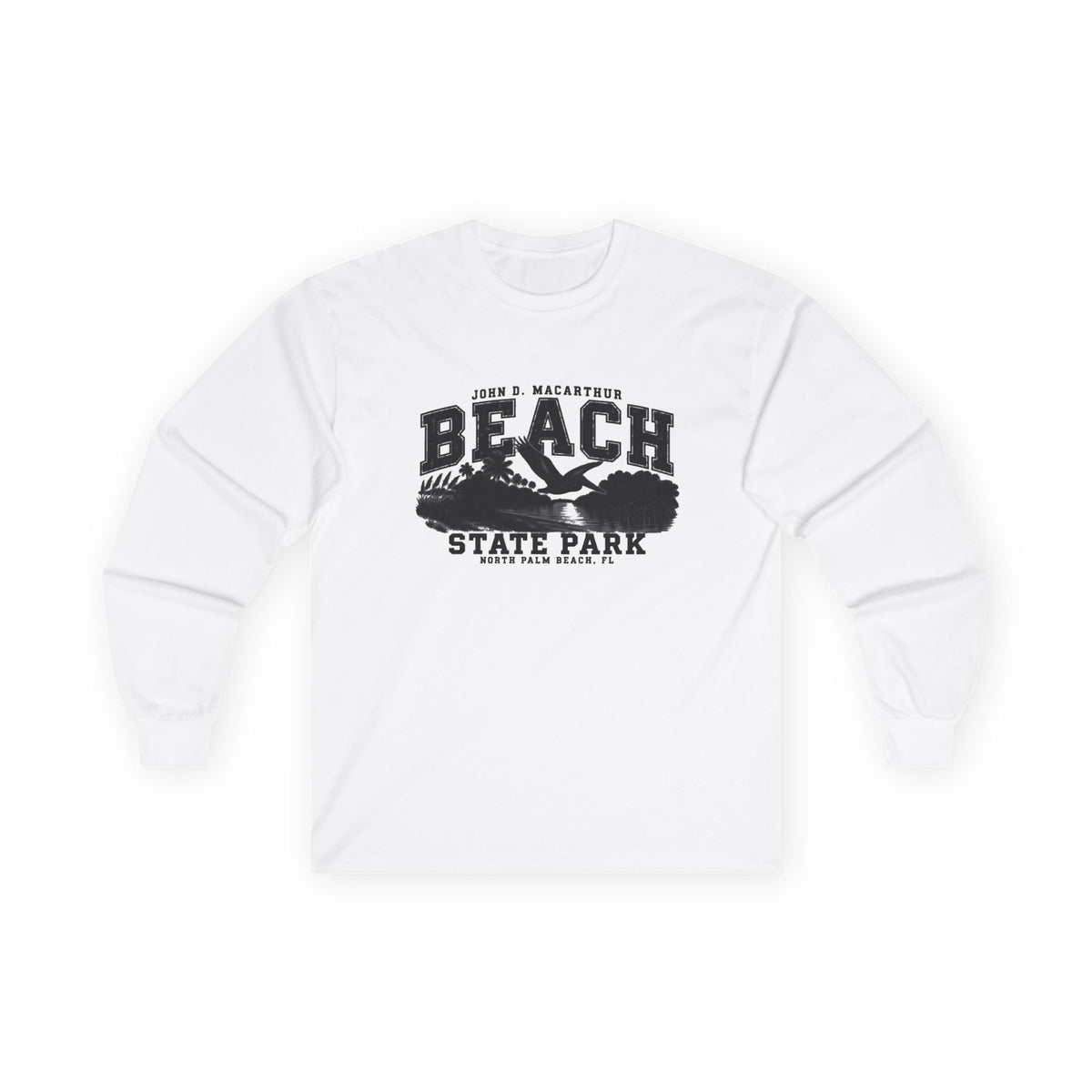 John D. MacArthur Beach State Park Logo- Long Sleeve Tee