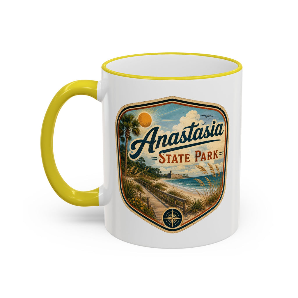 Anastasia Vintage Mug — Accent Rim & Handle 11oz/15oz