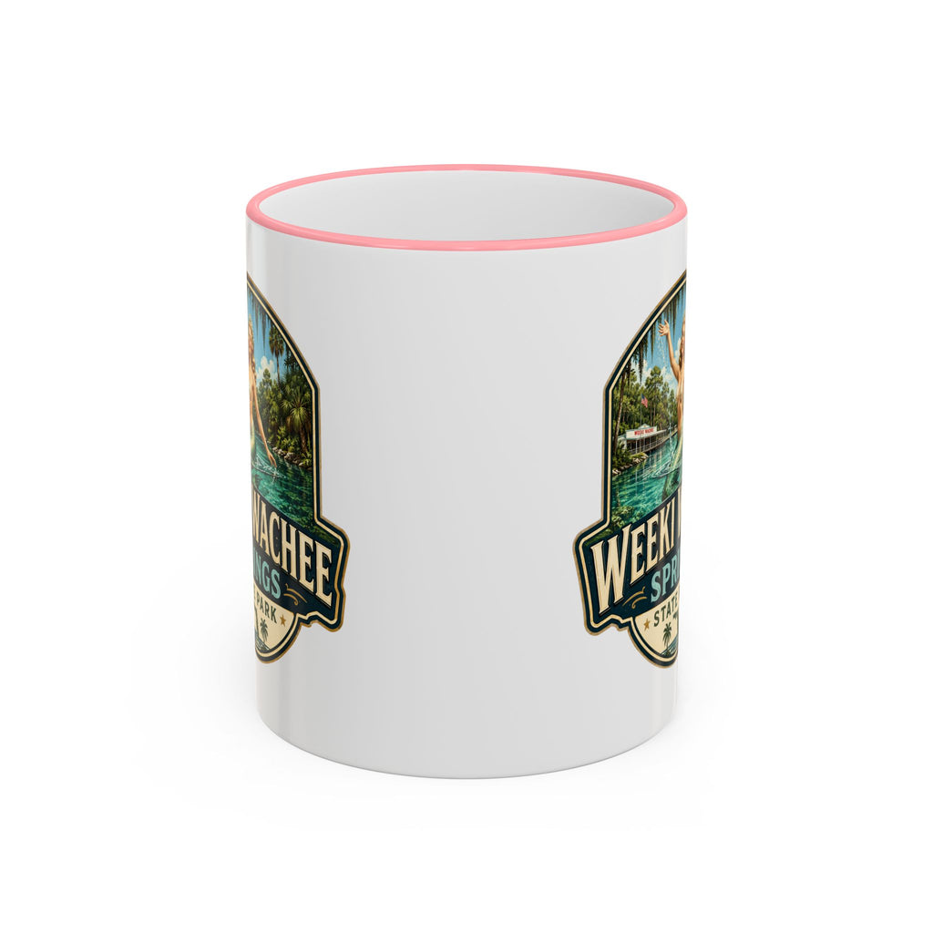 Weeki Wachee Vintage Mug — Accent Rim & Handle 11oz/15oz